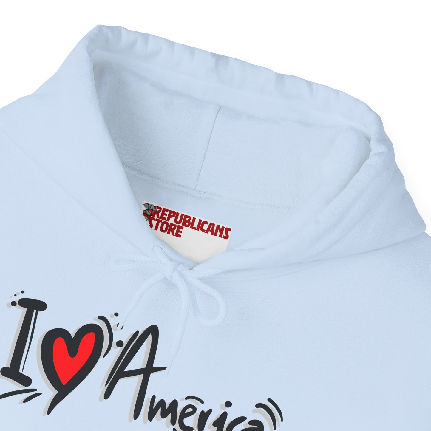I Love America Unisex Hoodie Sweatshirt