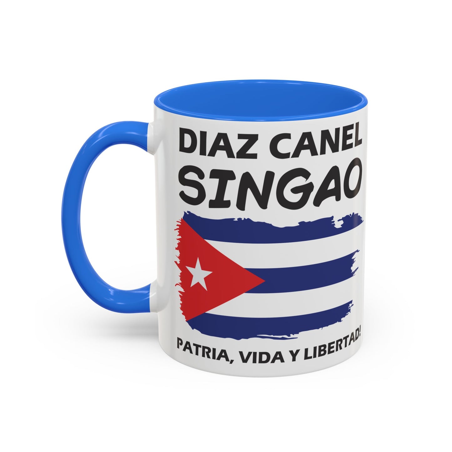 Díaz-Canel Singao Patriótica Taza