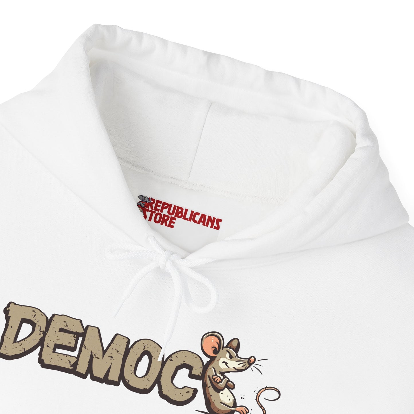 Democ-Rat Funny Political Hoodie