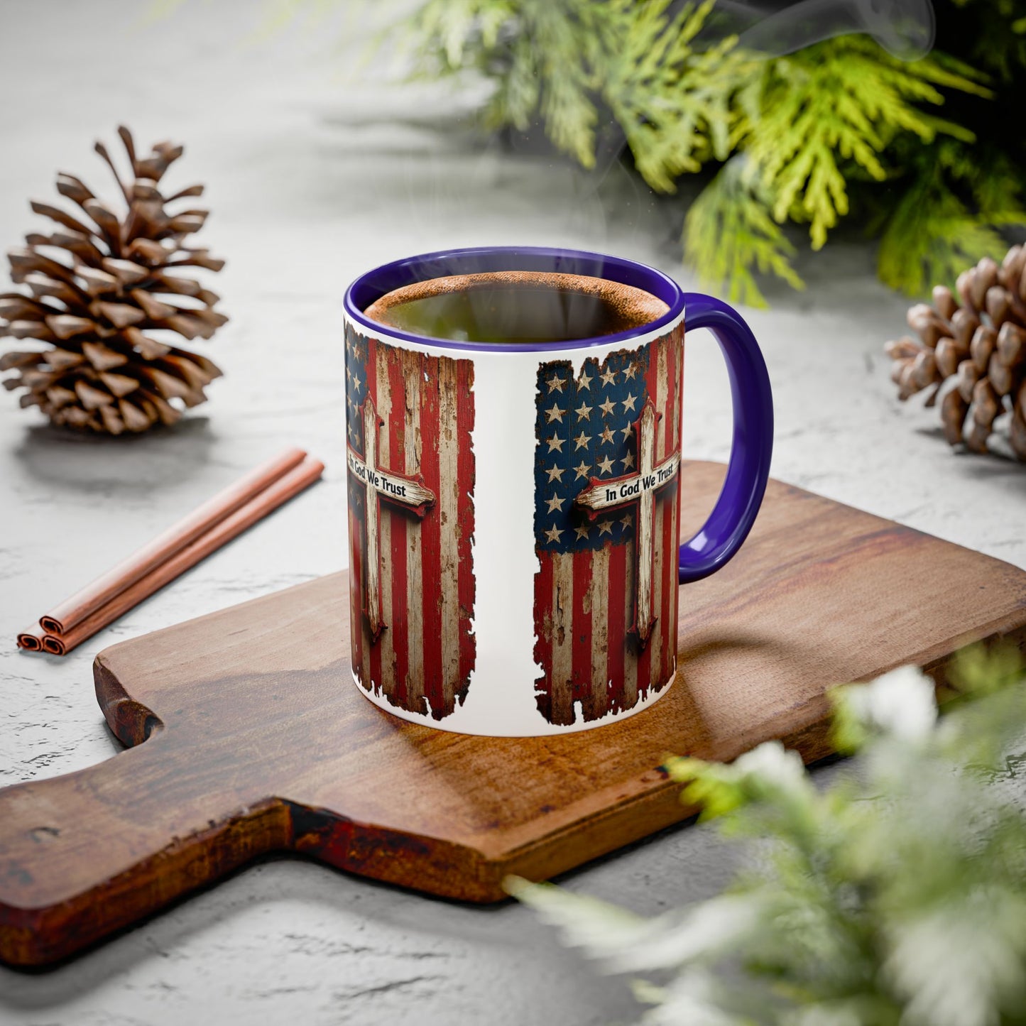In God We Trust Patriotic Coffee Mug