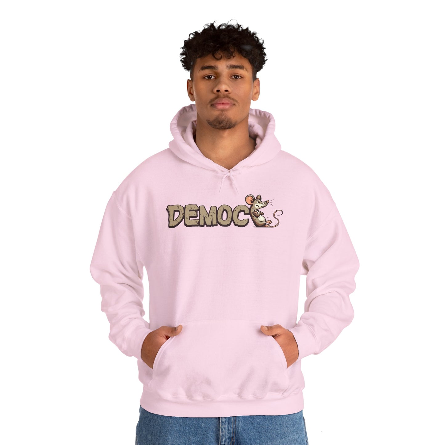 Democ-Rat Funny Political Hoodie