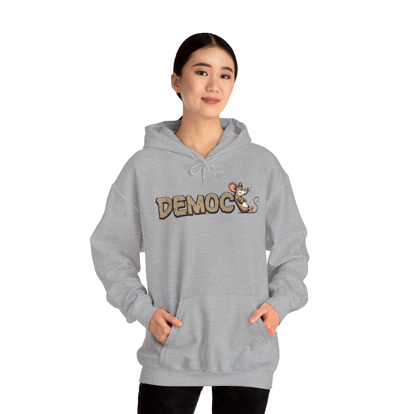 Democ-Rat Funny Political Hoodie