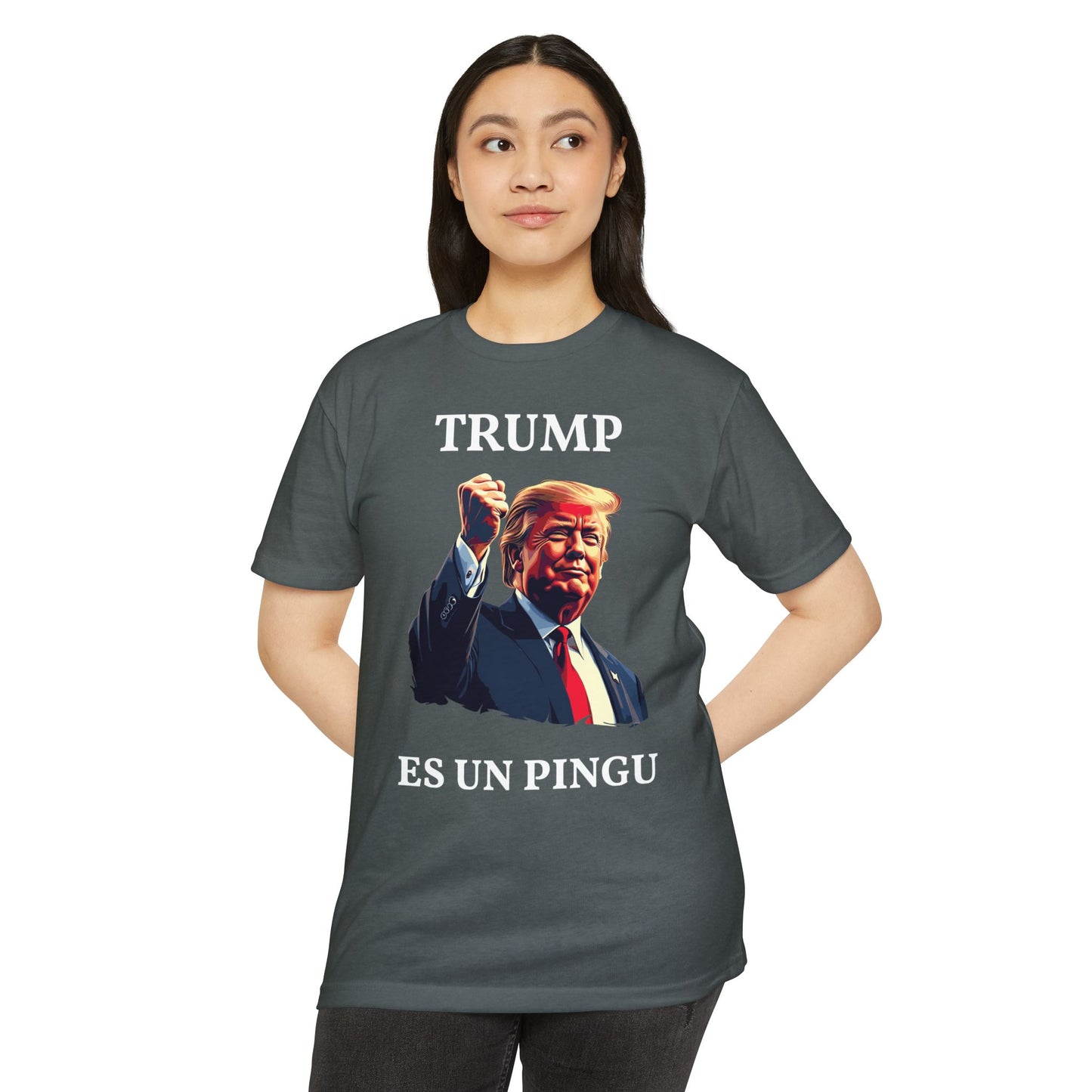 Trump es un Pingú Patriótica Camiseta