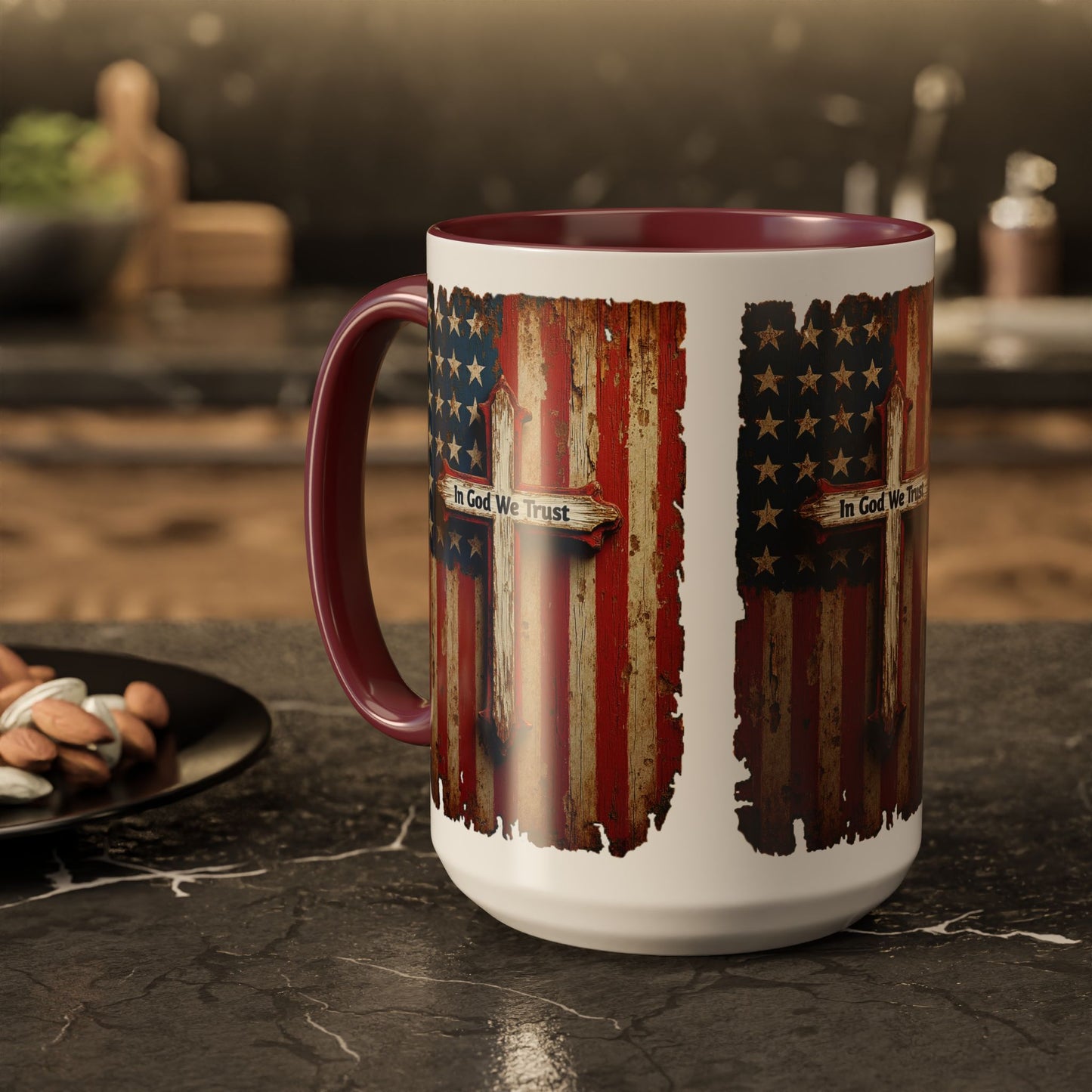 In God We Trust Patriotic Coffee Mug