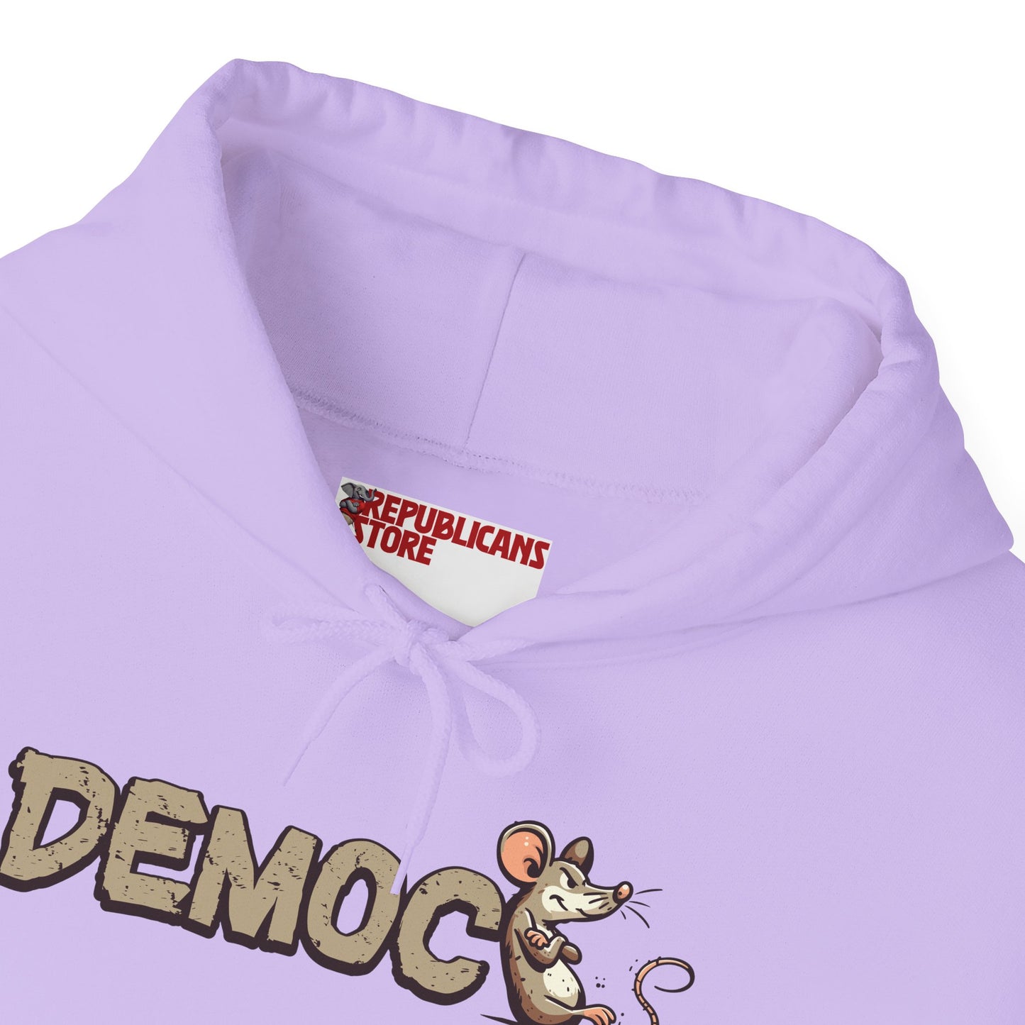 Democ-Rat Funny Political Hoodie