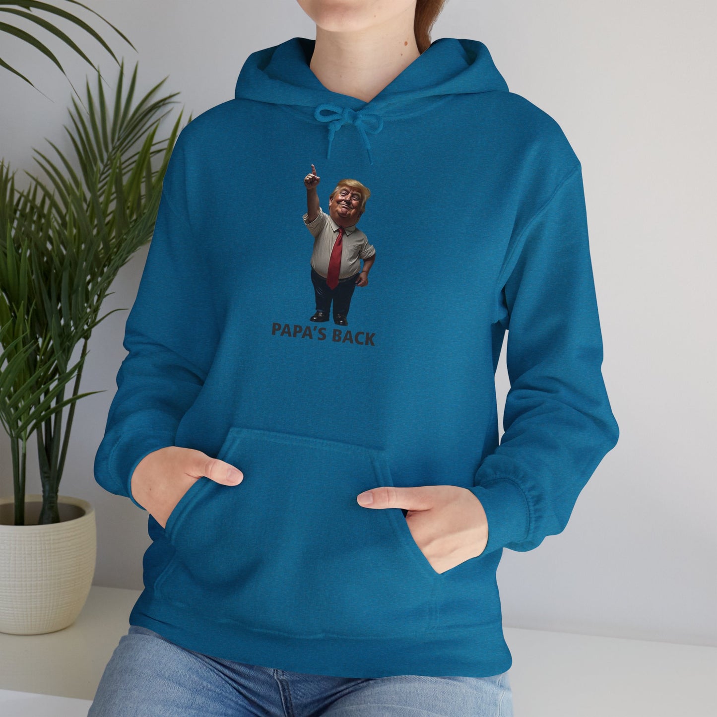 Papa's Back Patriotic Hoodie