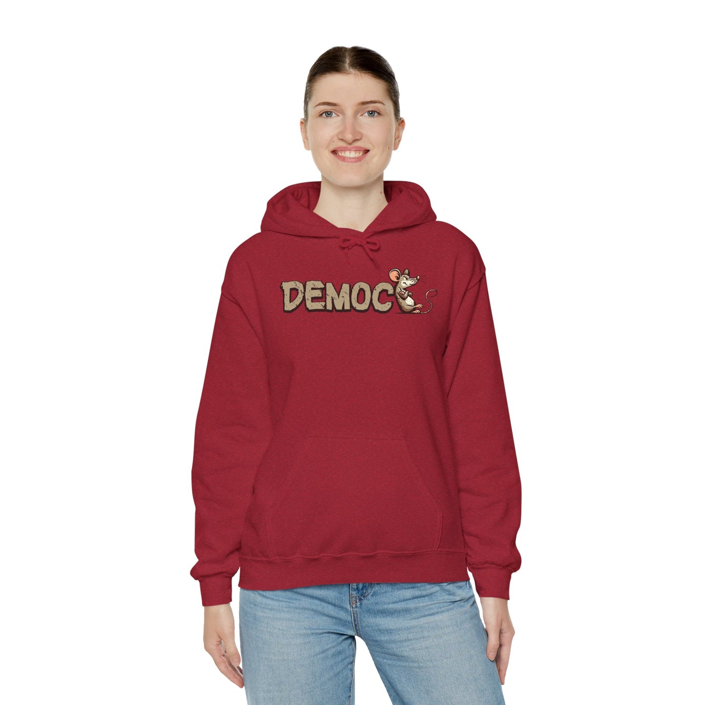Democ-Rat Funny Political Hoodie