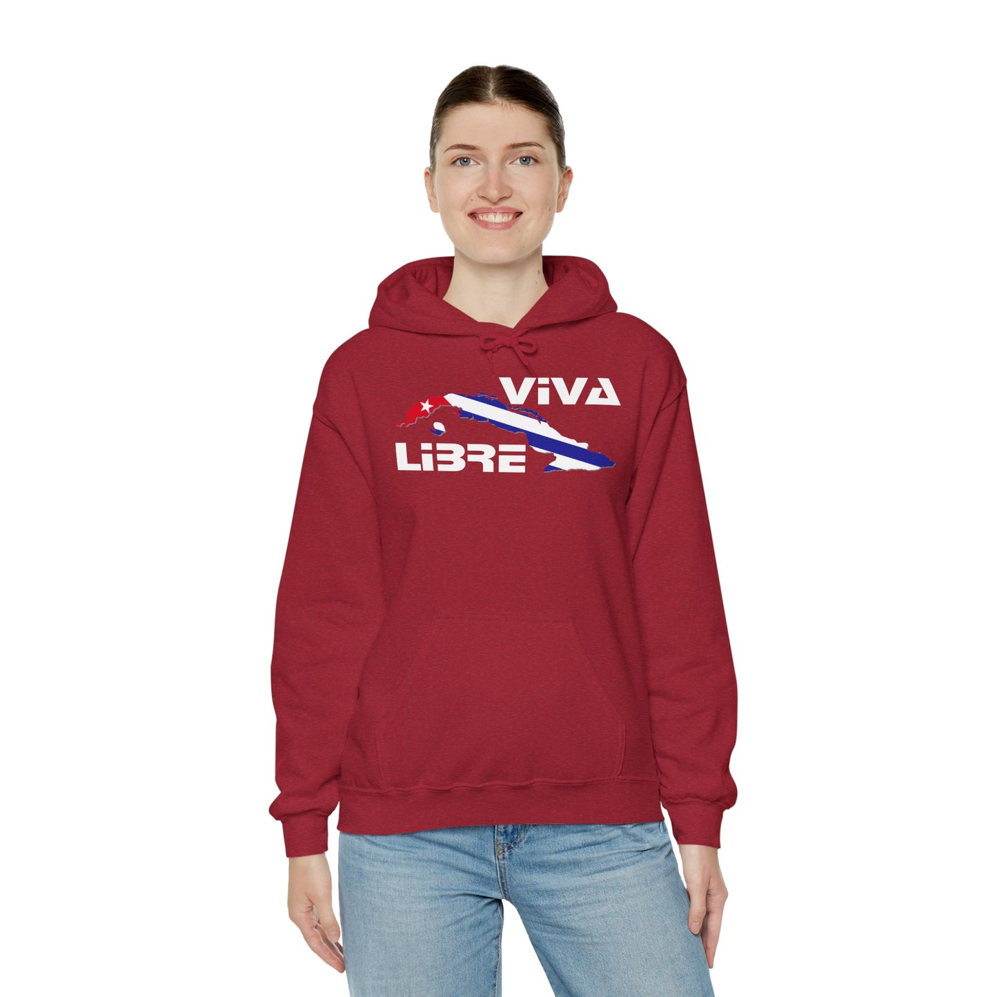 Viva Cuba Libre Patriótico Hoodie