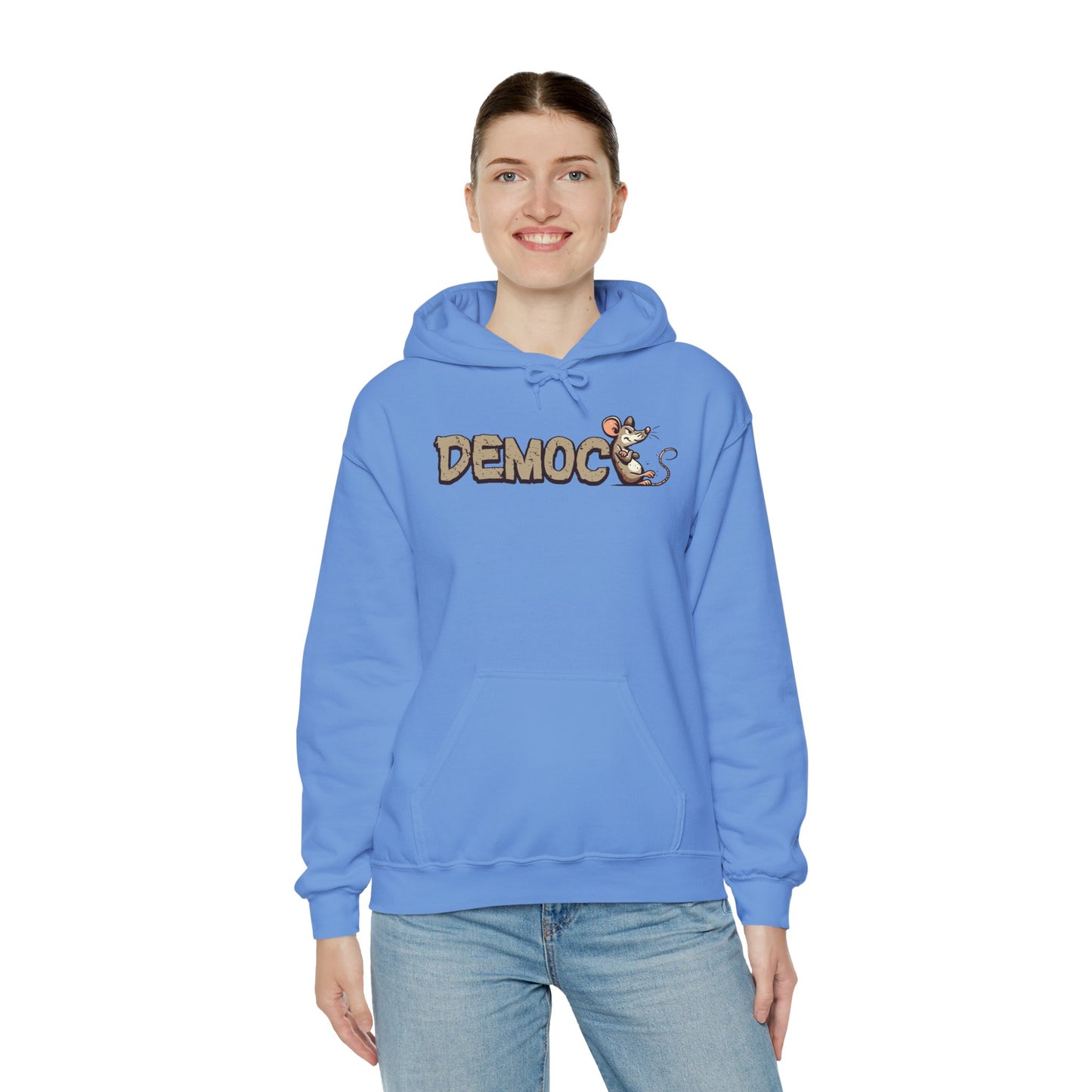 Democ-Rat Funny Political Hoodie