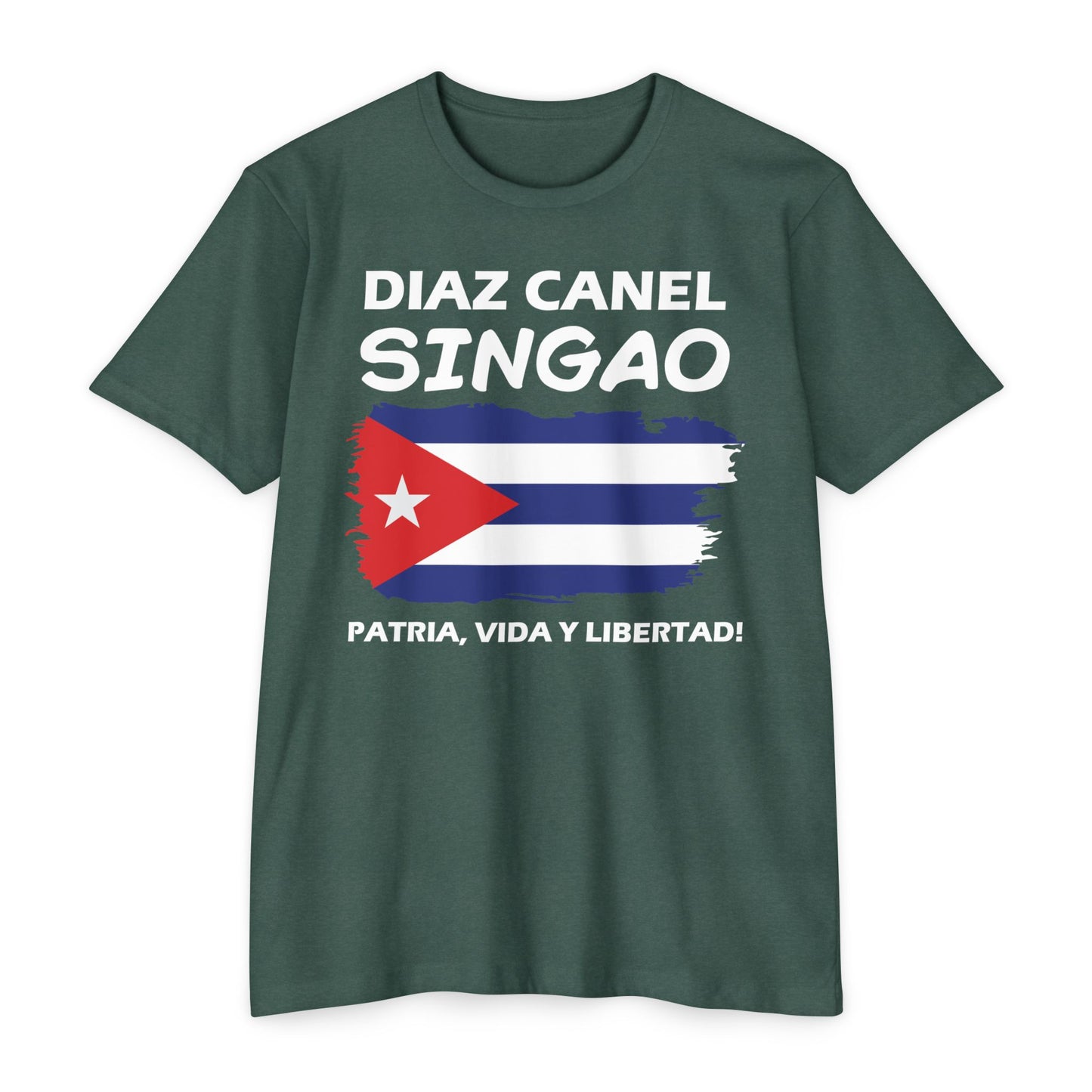 Díaz-Canel Singao Patriótica Camiseta