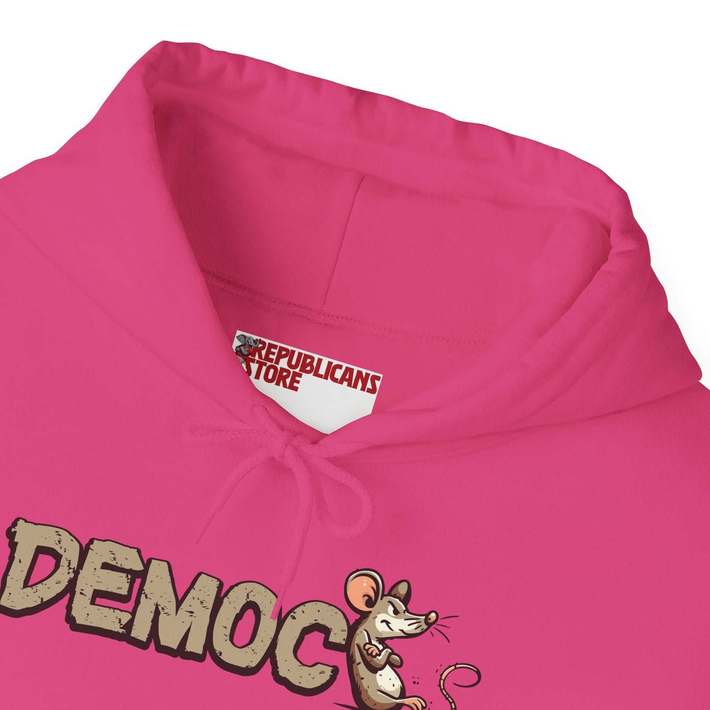 Democ-Rat Funny Political Hoodie