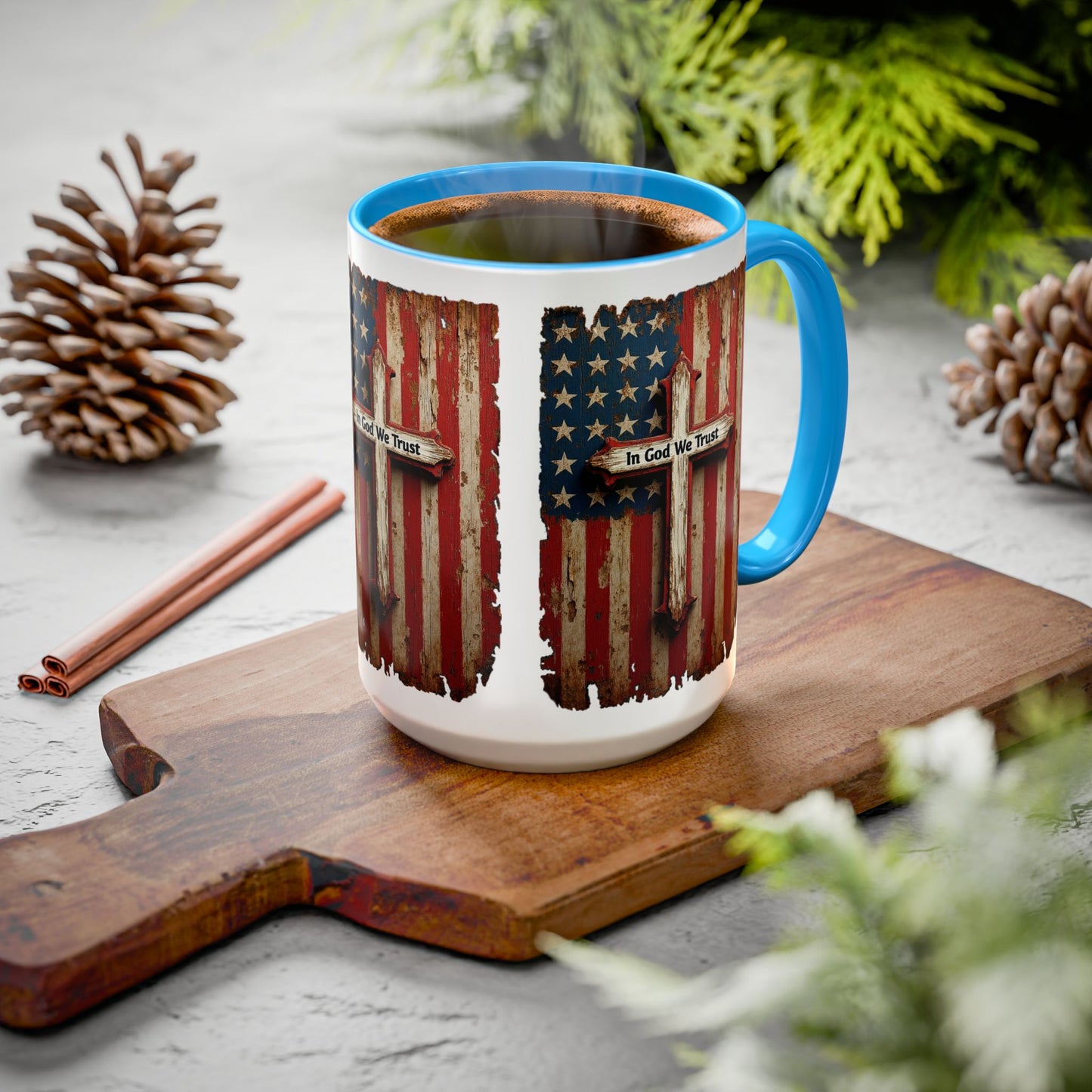 In God We Trust Patriotic Coffee Mug