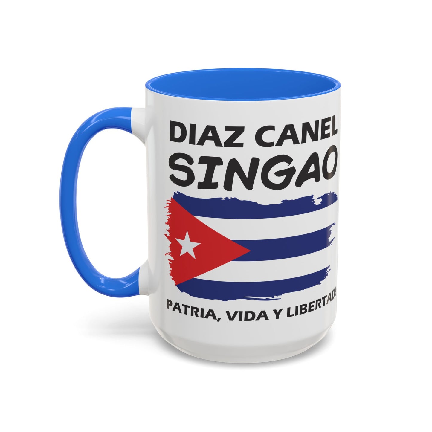 Díaz-Canel Singao Patriótica Taza