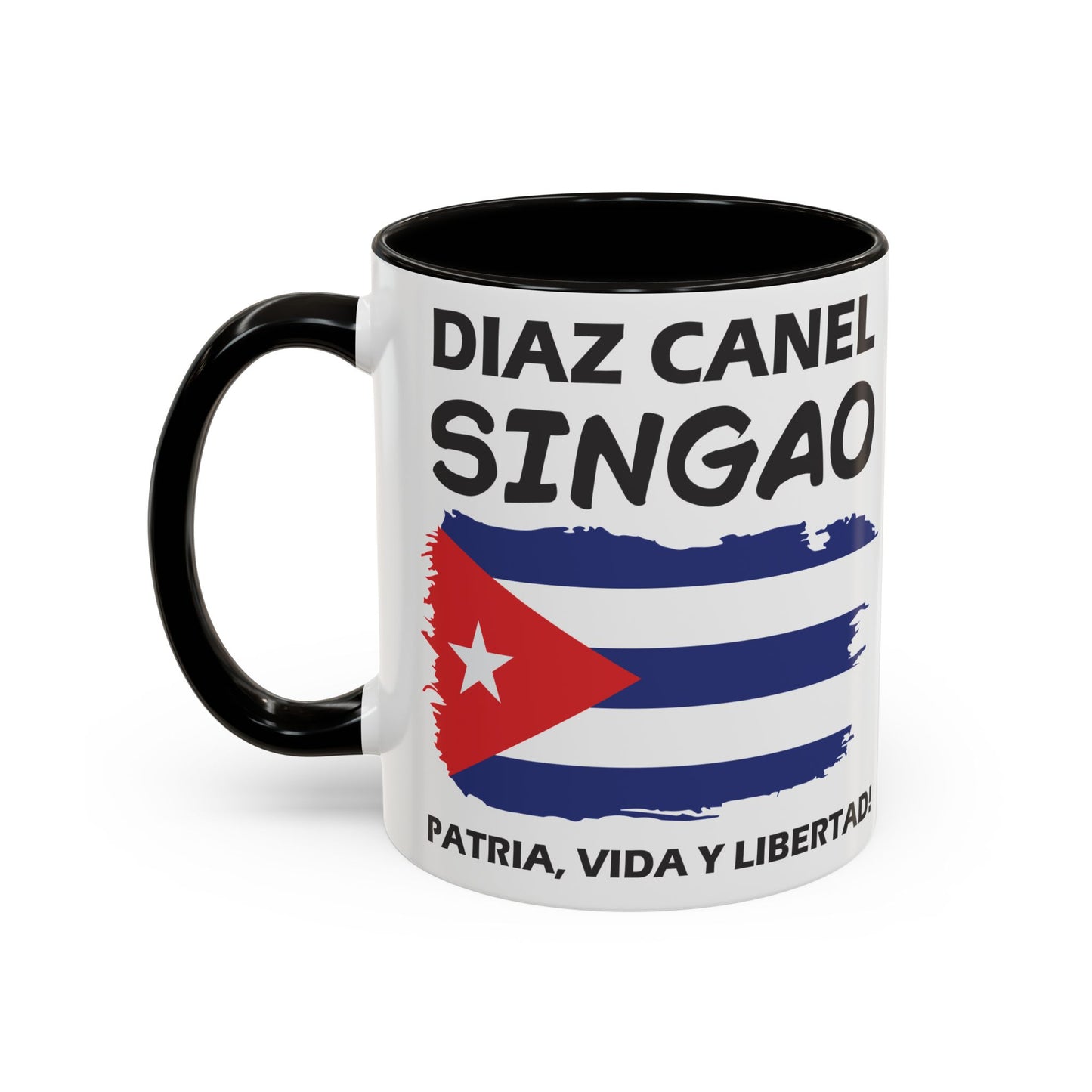 Díaz-Canel Singao Patriótica Taza
