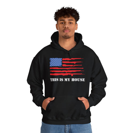 This Is My House Patriotic Hooded Sweatshirt