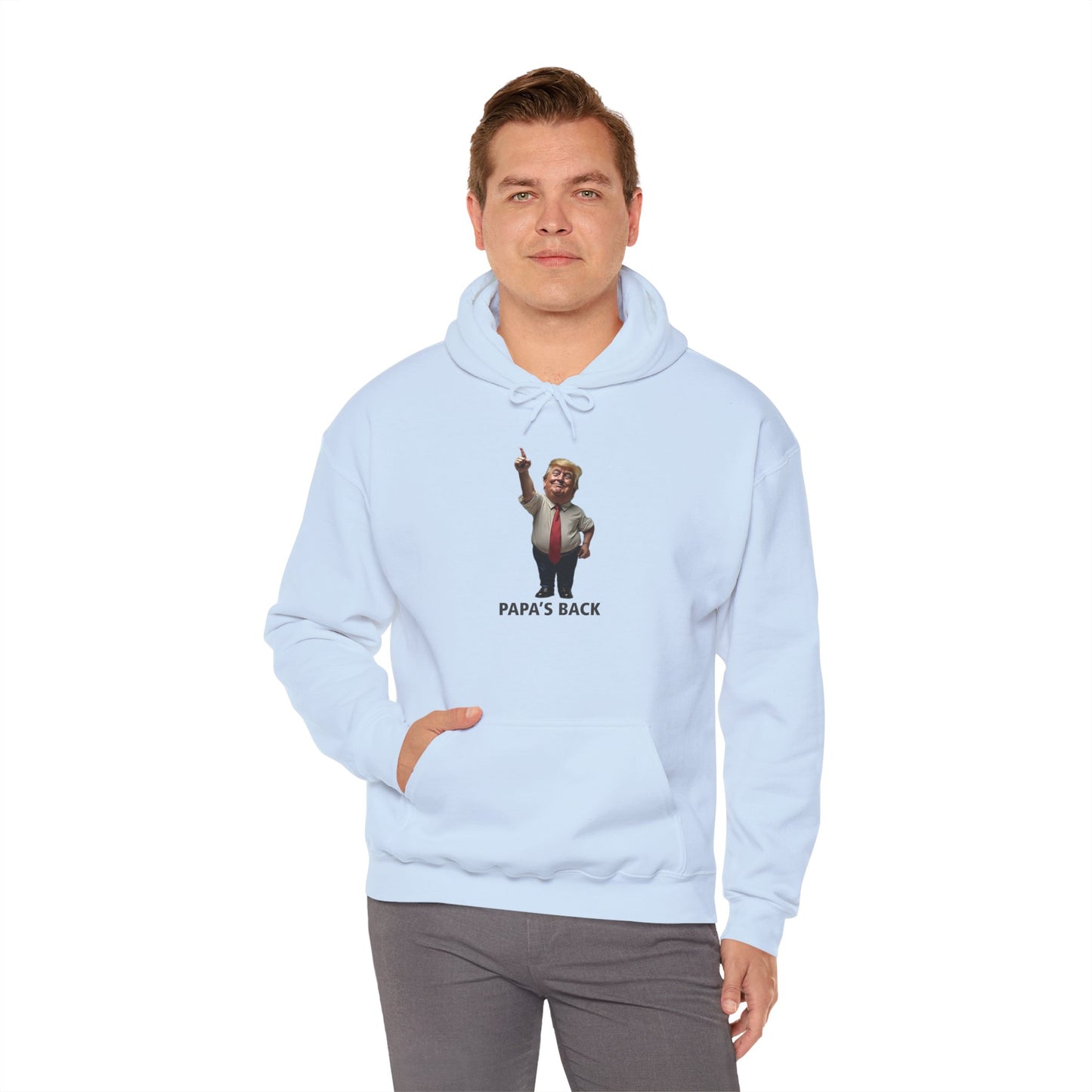 Papa's Back Patriotic Hoodie