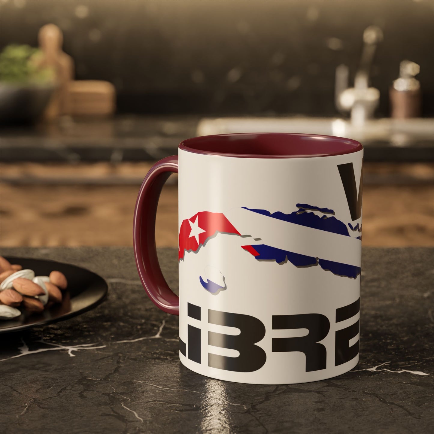 Viva Cuba Libre Patriótica Taza