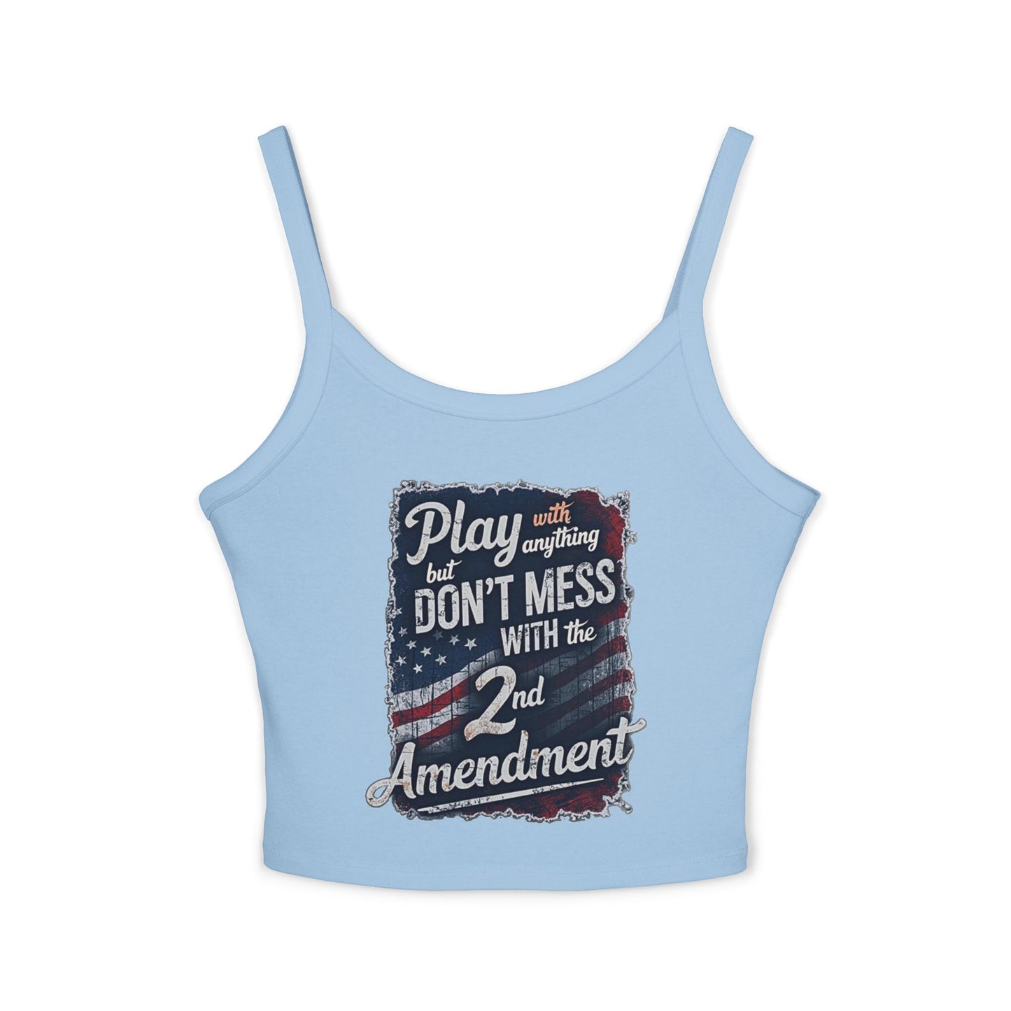 Don't Mess with the 2nd Amendment Patriotic Tank Top