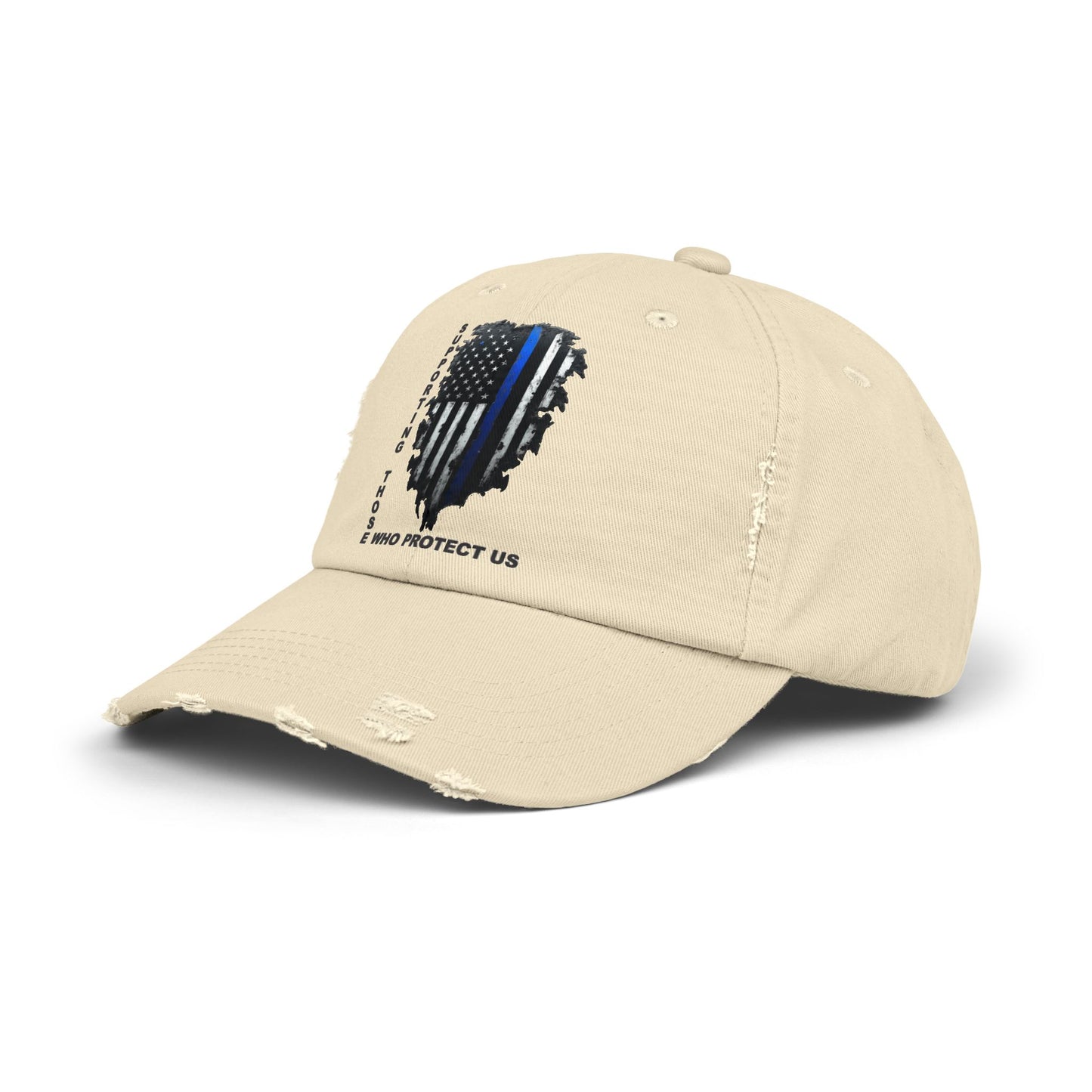 Supporting Those Who Protect Us Patriotic Printed Hat