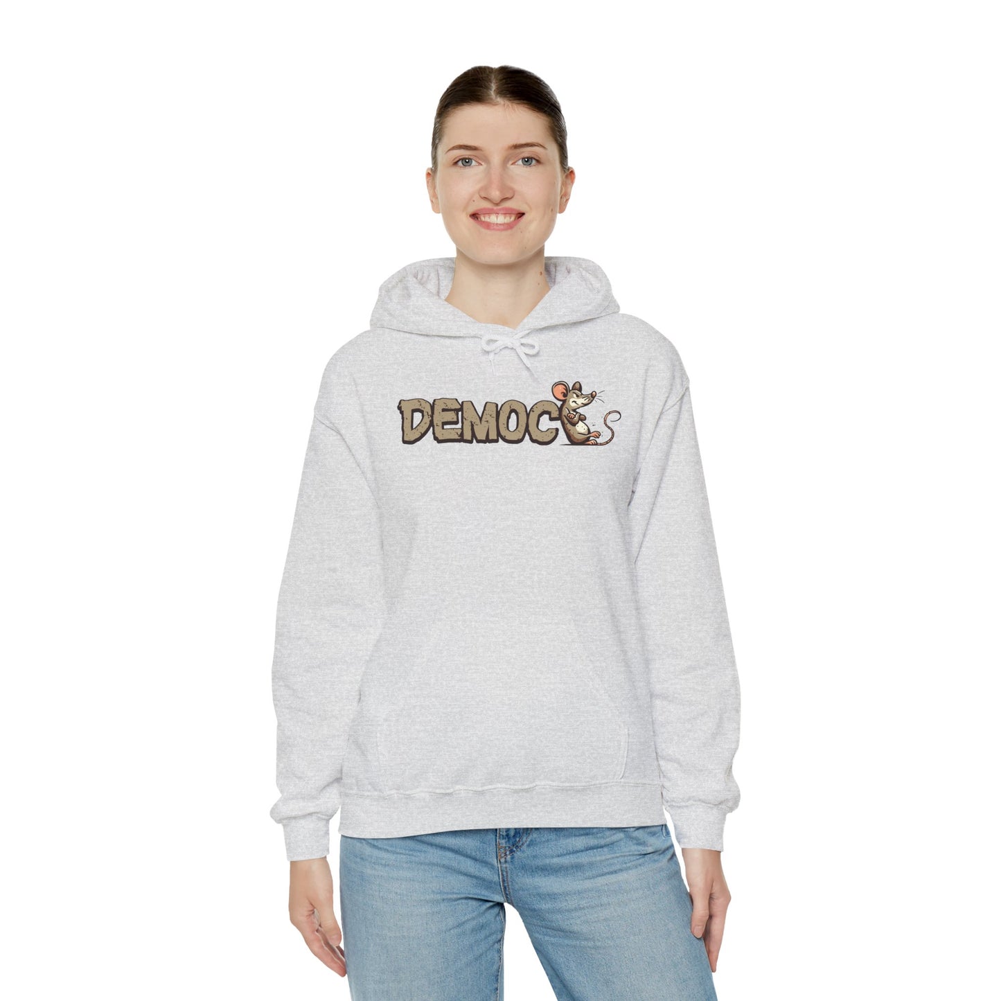 Democ-Rat Funny Political Hoodie