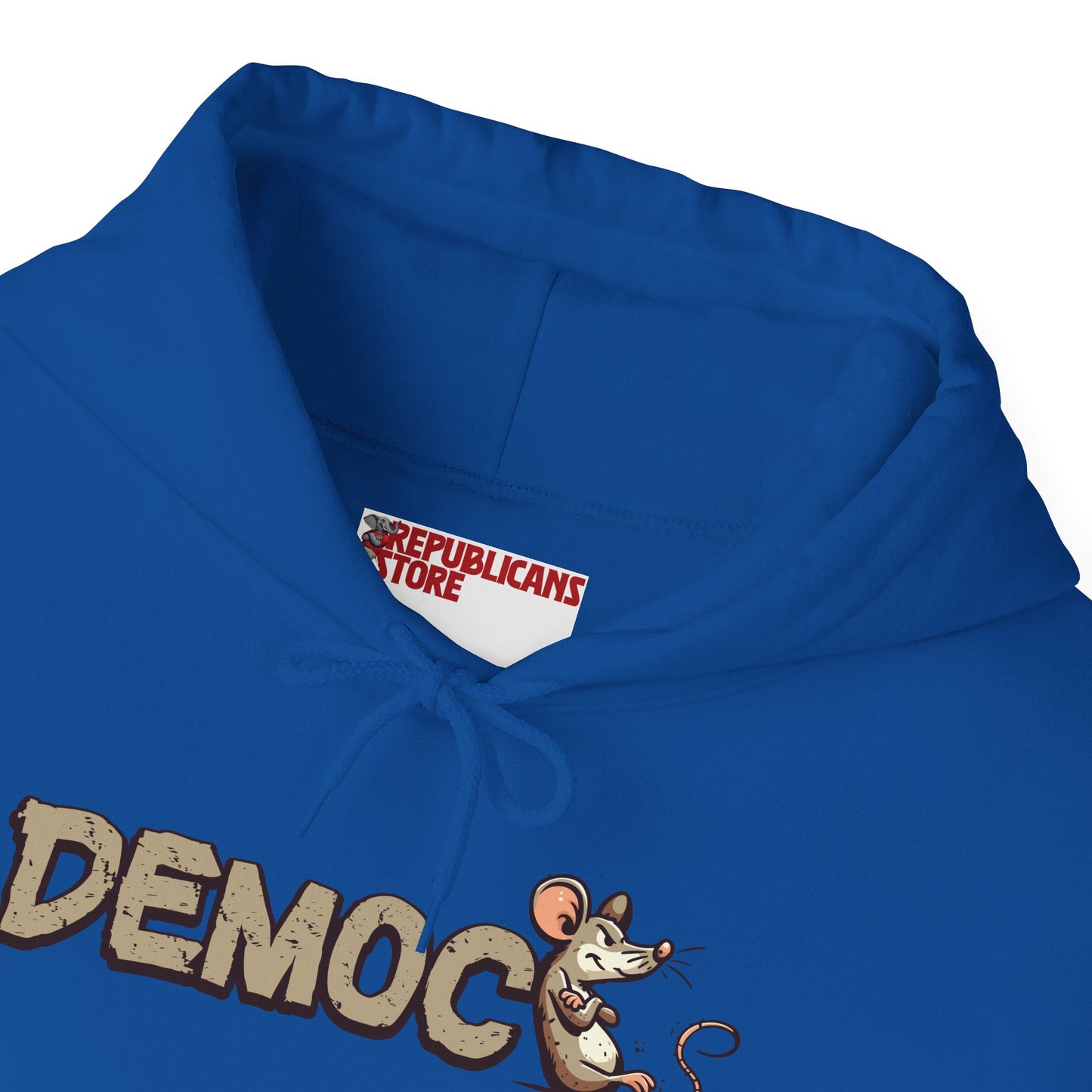 Democ-Rat Funny Political Hoodie