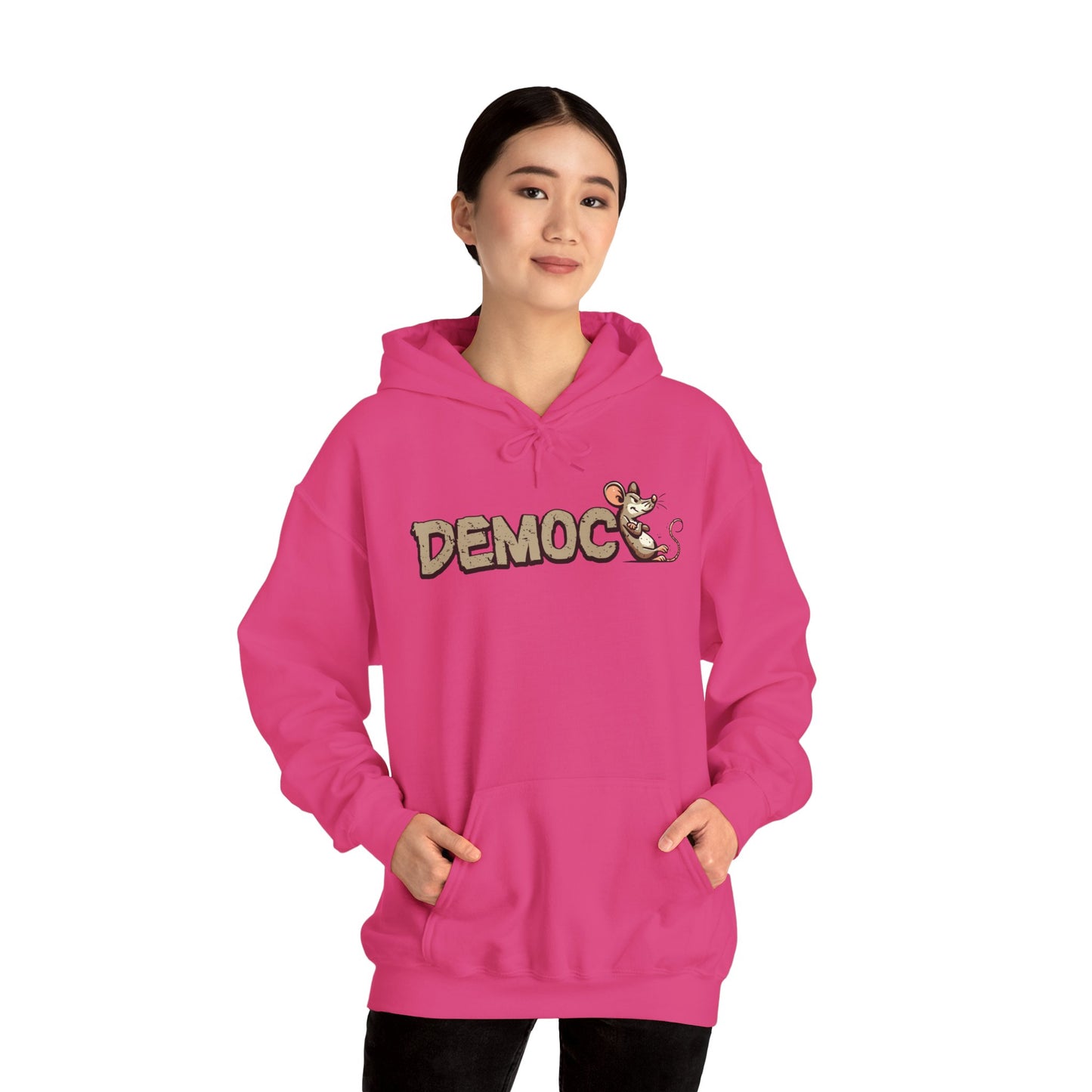 Democ-Rat Funny Political Hoodie