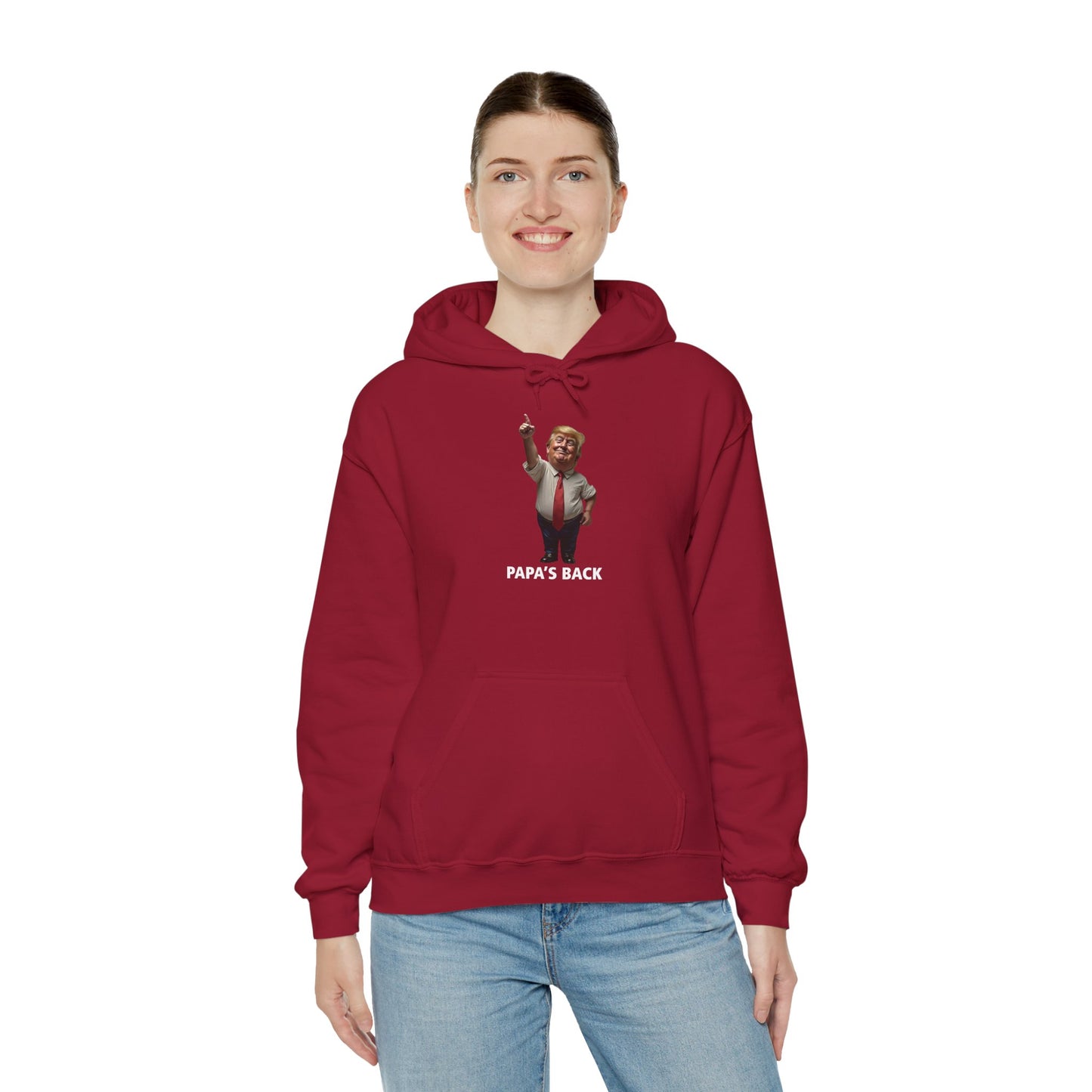 Papa's Back Patriotic Hoodie