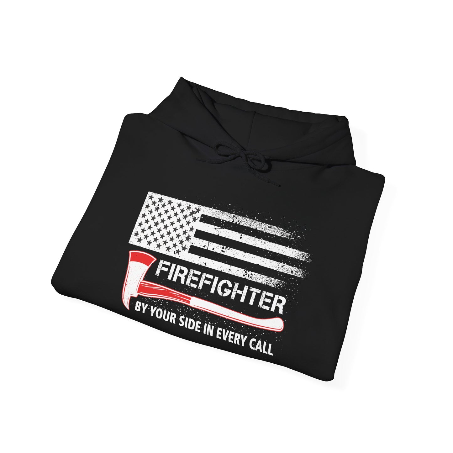 Firefighter Pride Hoodie – By Your Side in Every Call