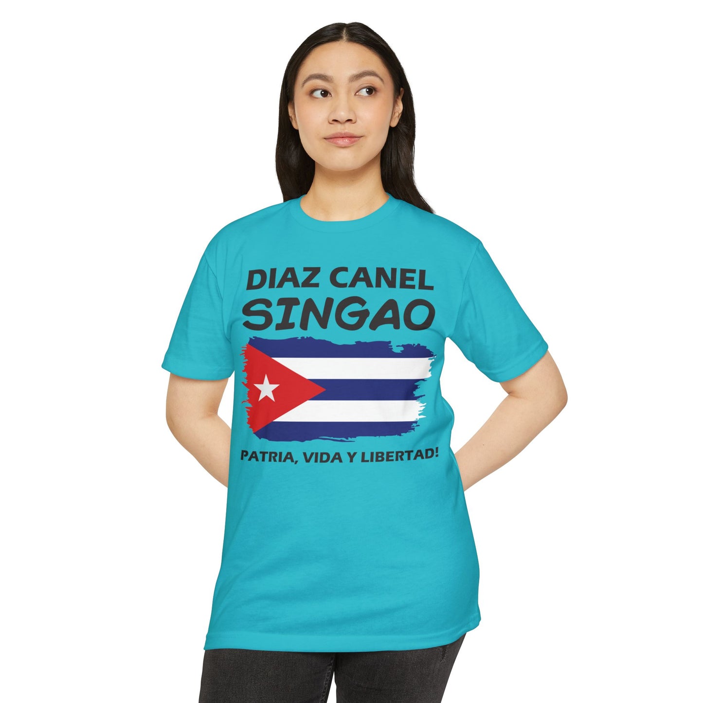 Díaz-Canel Singao Patriótica Camiseta