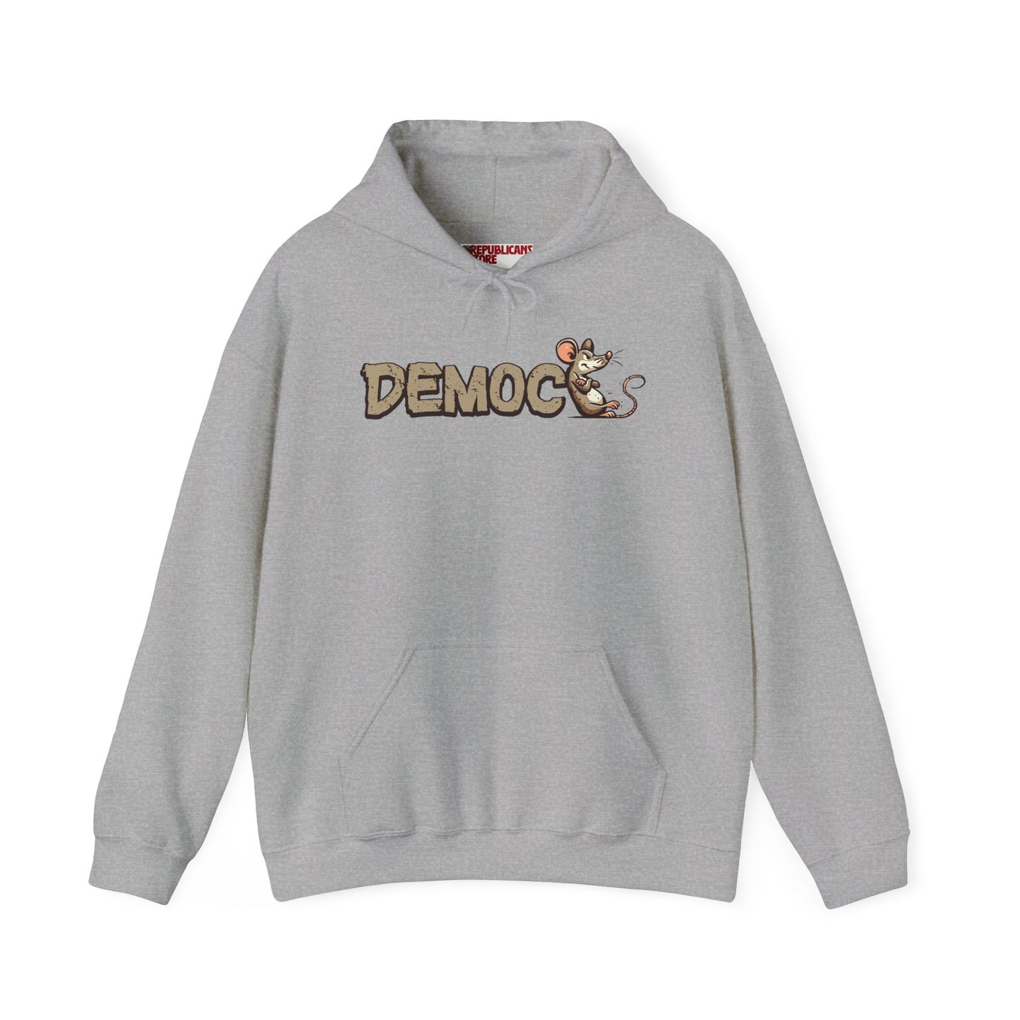 Democ-Rat Funny Political Hoodie