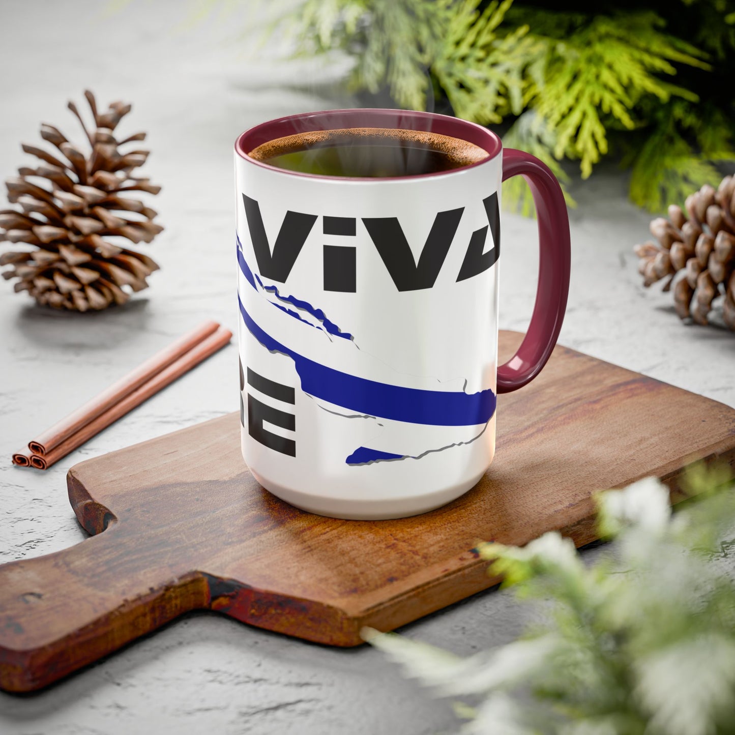 Viva Cuba Libre Patriótica Taza
