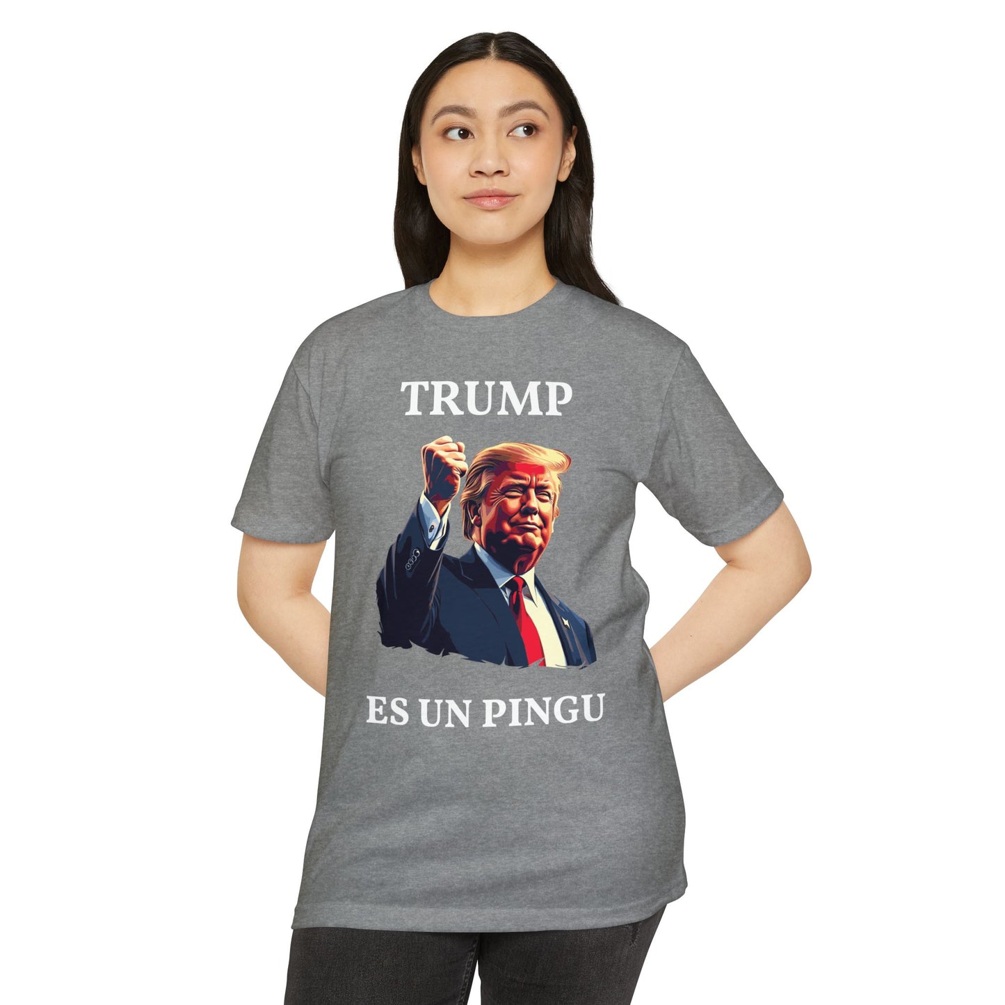 Trump es un Pingú Patriótica Camiseta