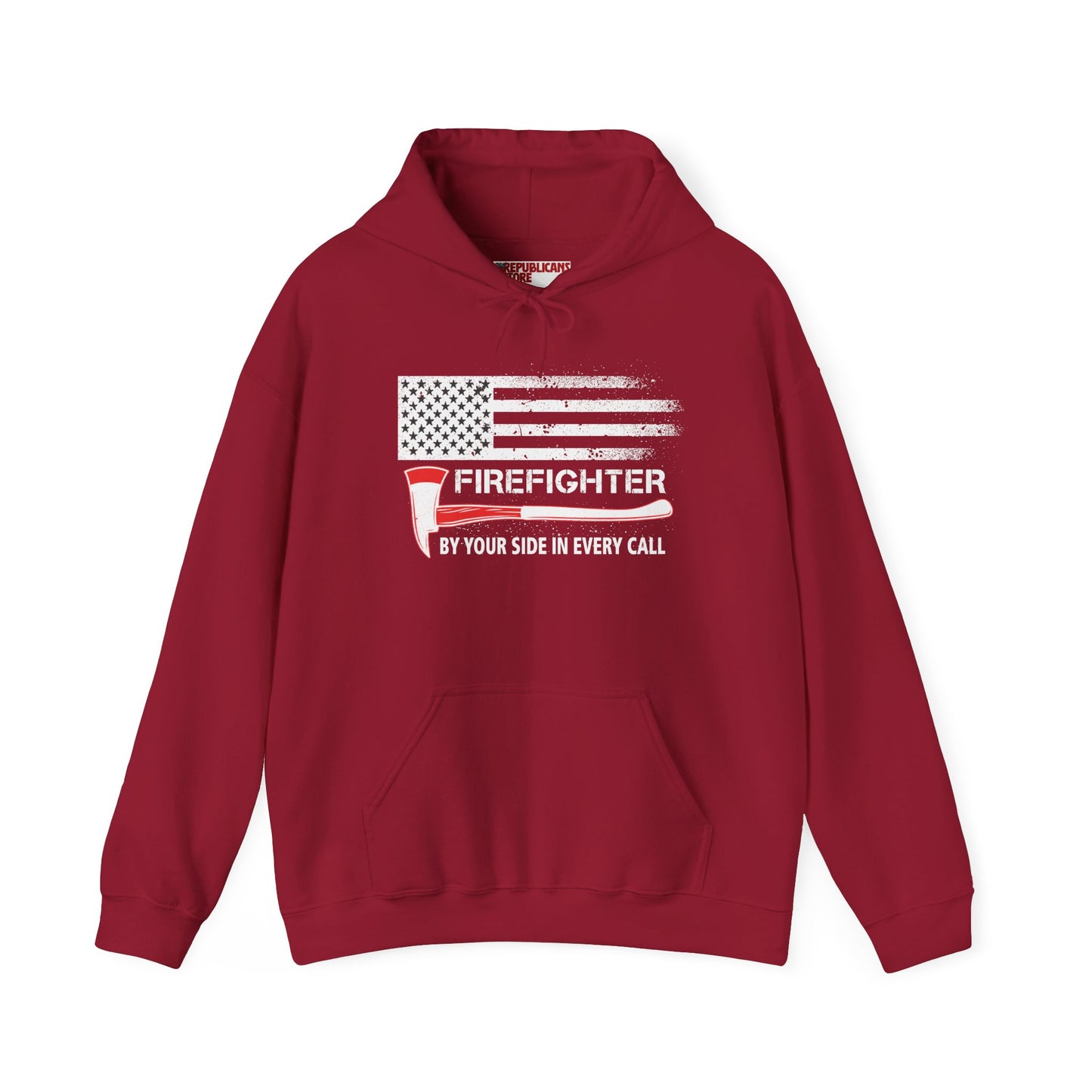 Firefighter Pride Hoodie – By Your Side in Every Call