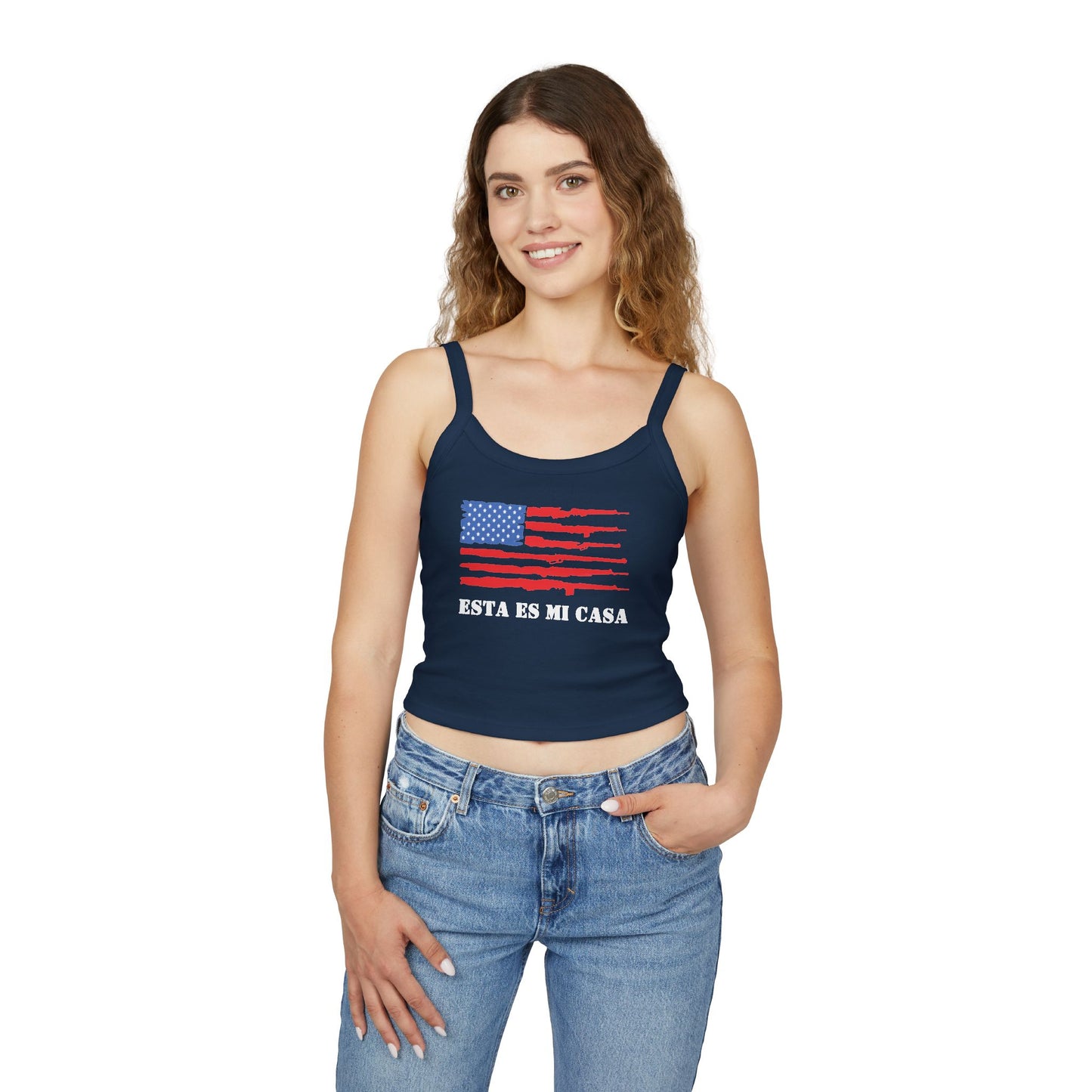 Esta es mi Casa Patriótico Tank Top