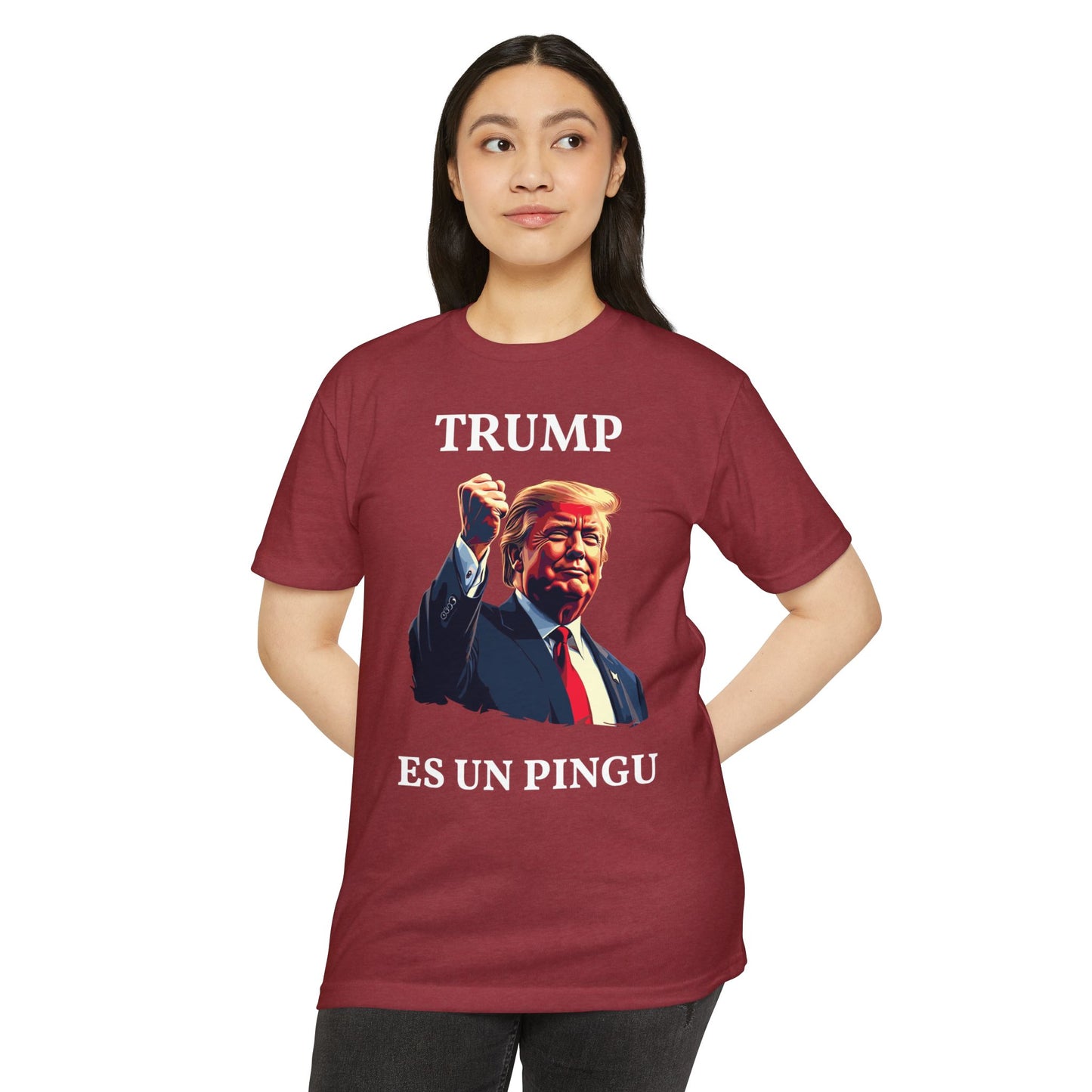 Trump es un Pingú Patriótica Camiseta