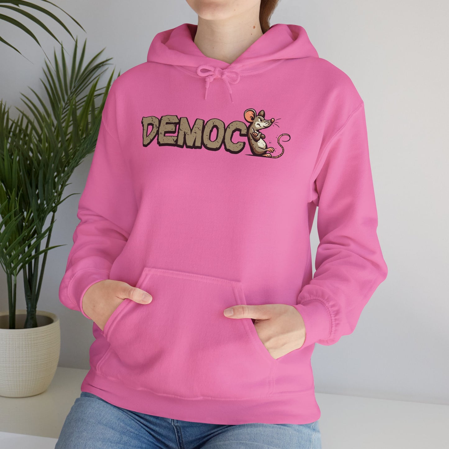 Democ-Rat Funny Political Hoodie