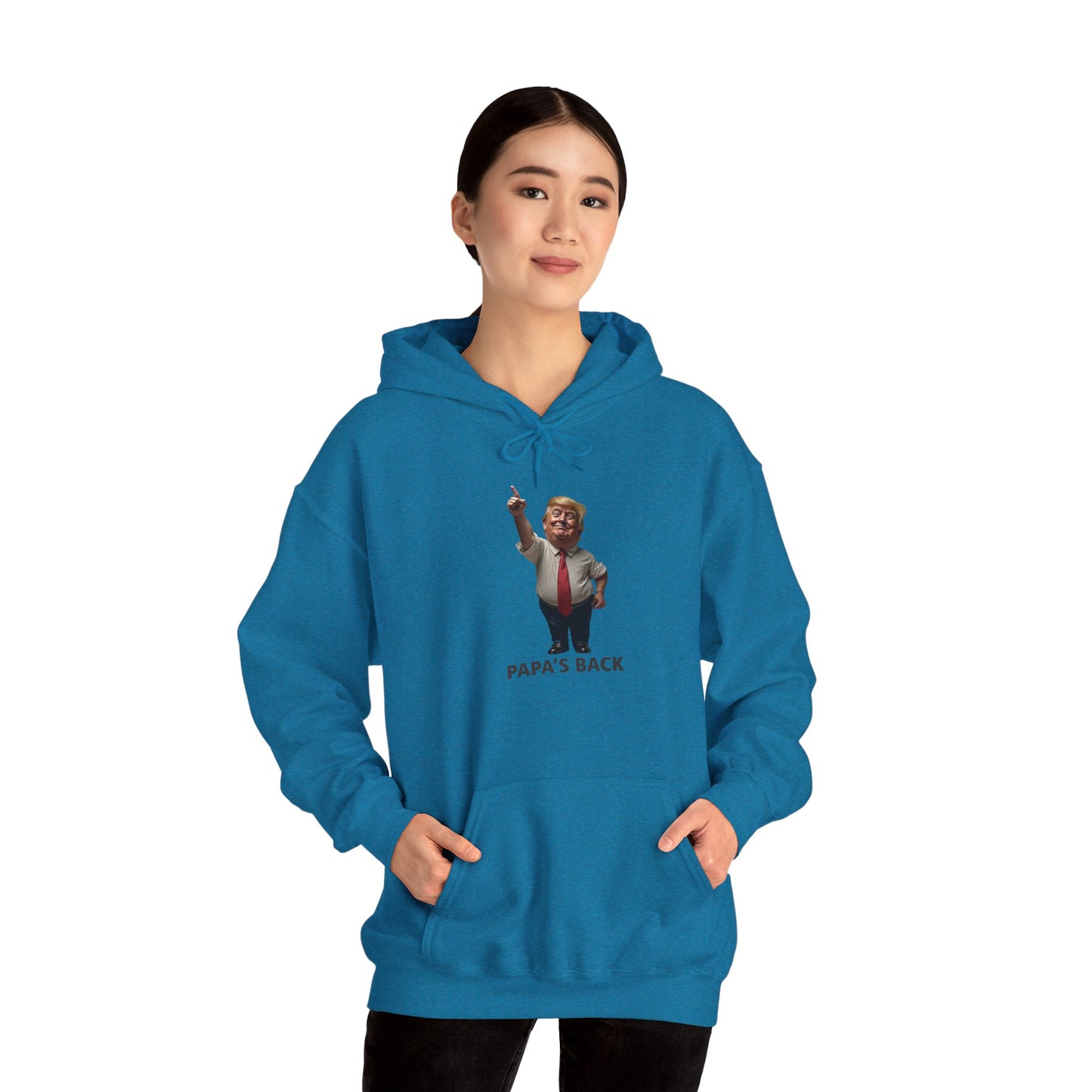 Papa's Back Patriotic Hoodie