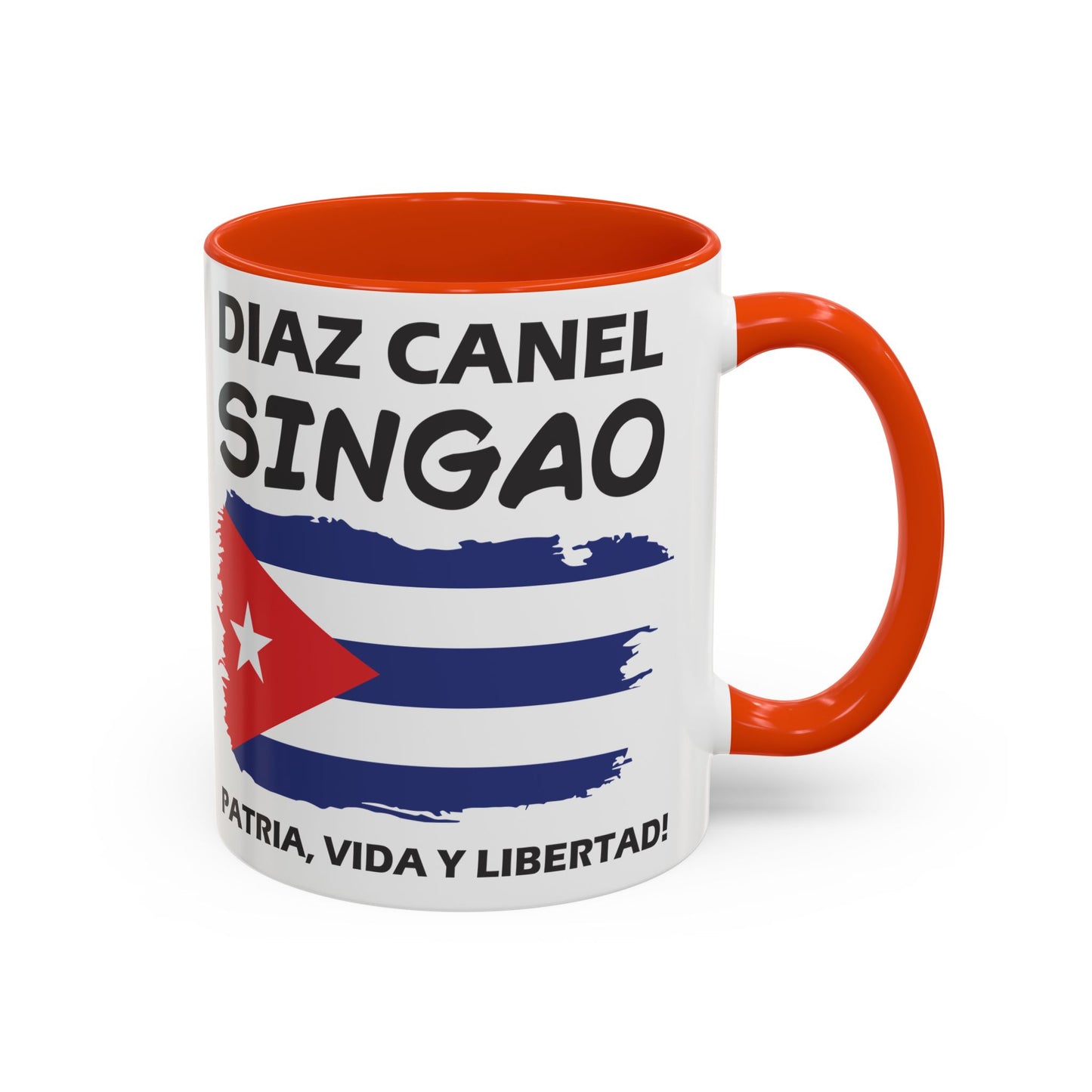Díaz-Canel Singao Patriótica Taza