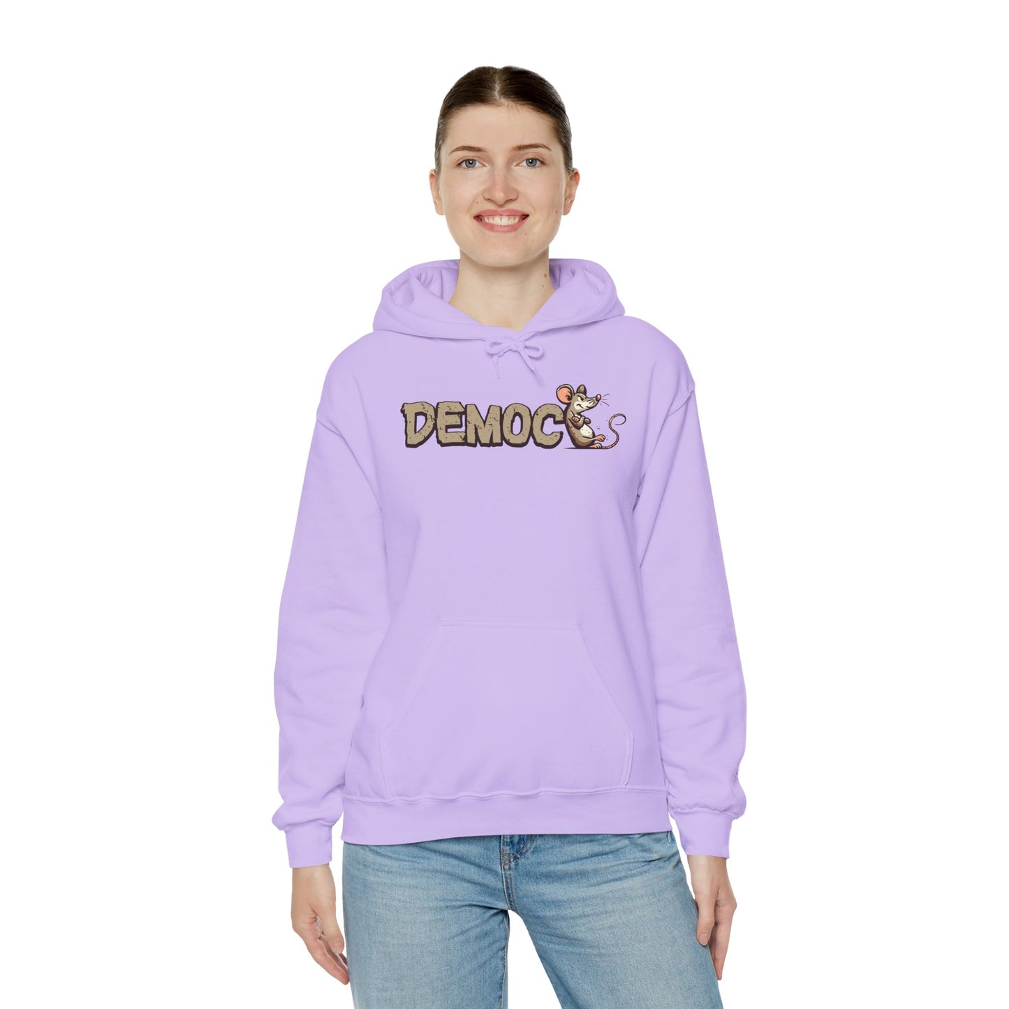 Democ-Rat Funny Political Hoodie