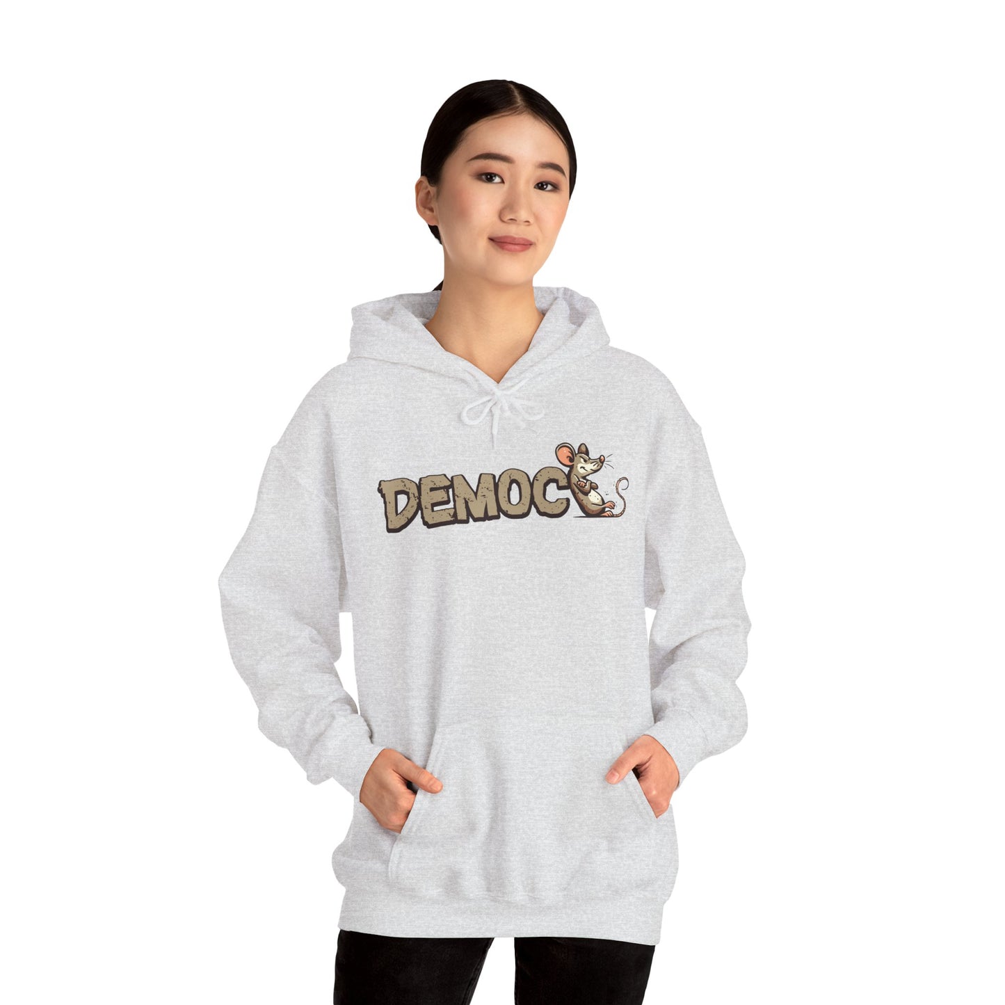 Democ-Rat Funny Political Hoodie