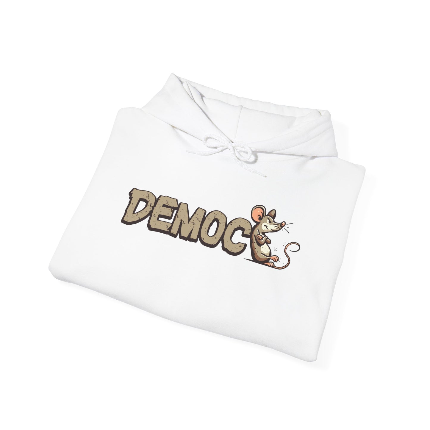 Democ-Rat Funny Political Hoodie