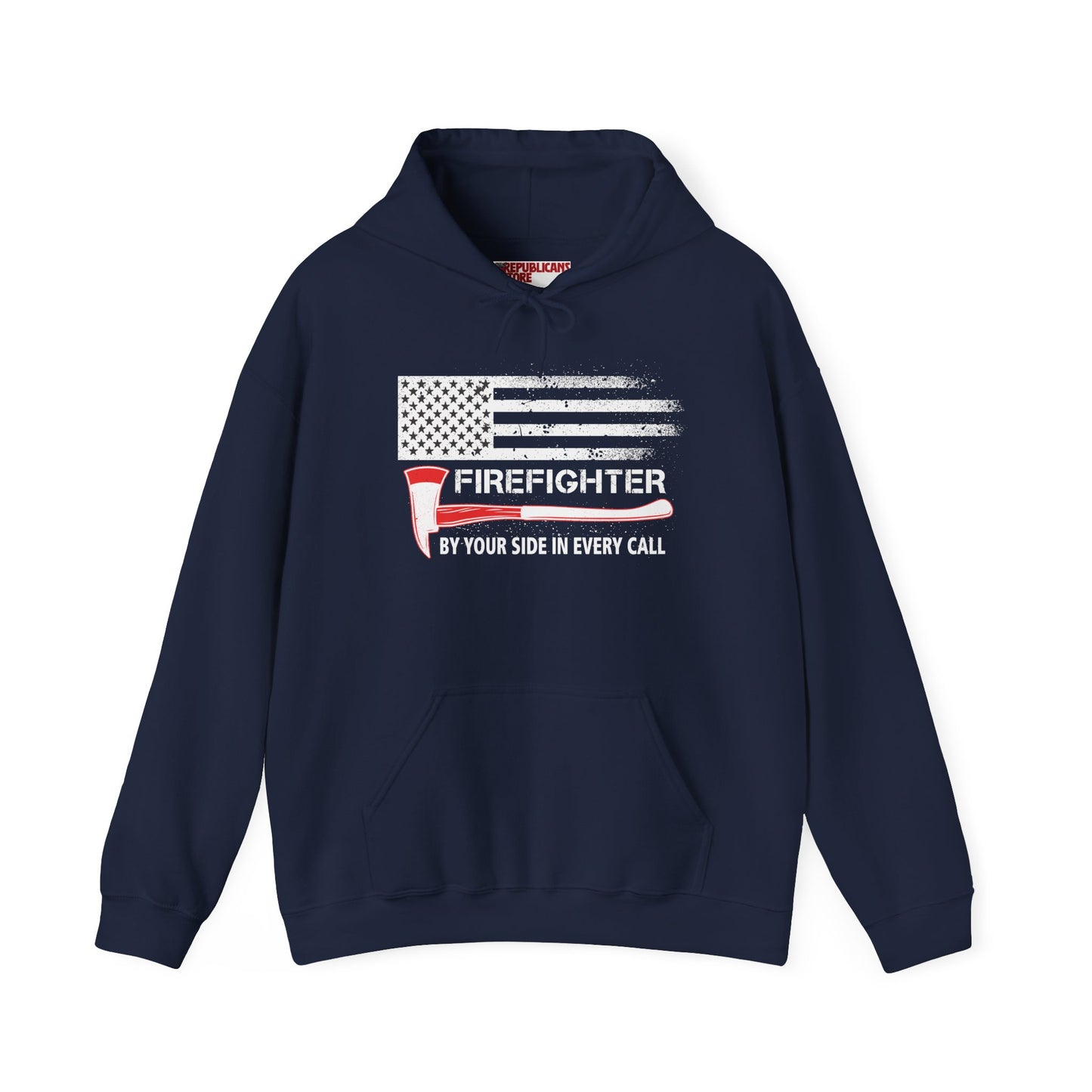 Firefighter Pride Hoodie – By Your Side in Every Call