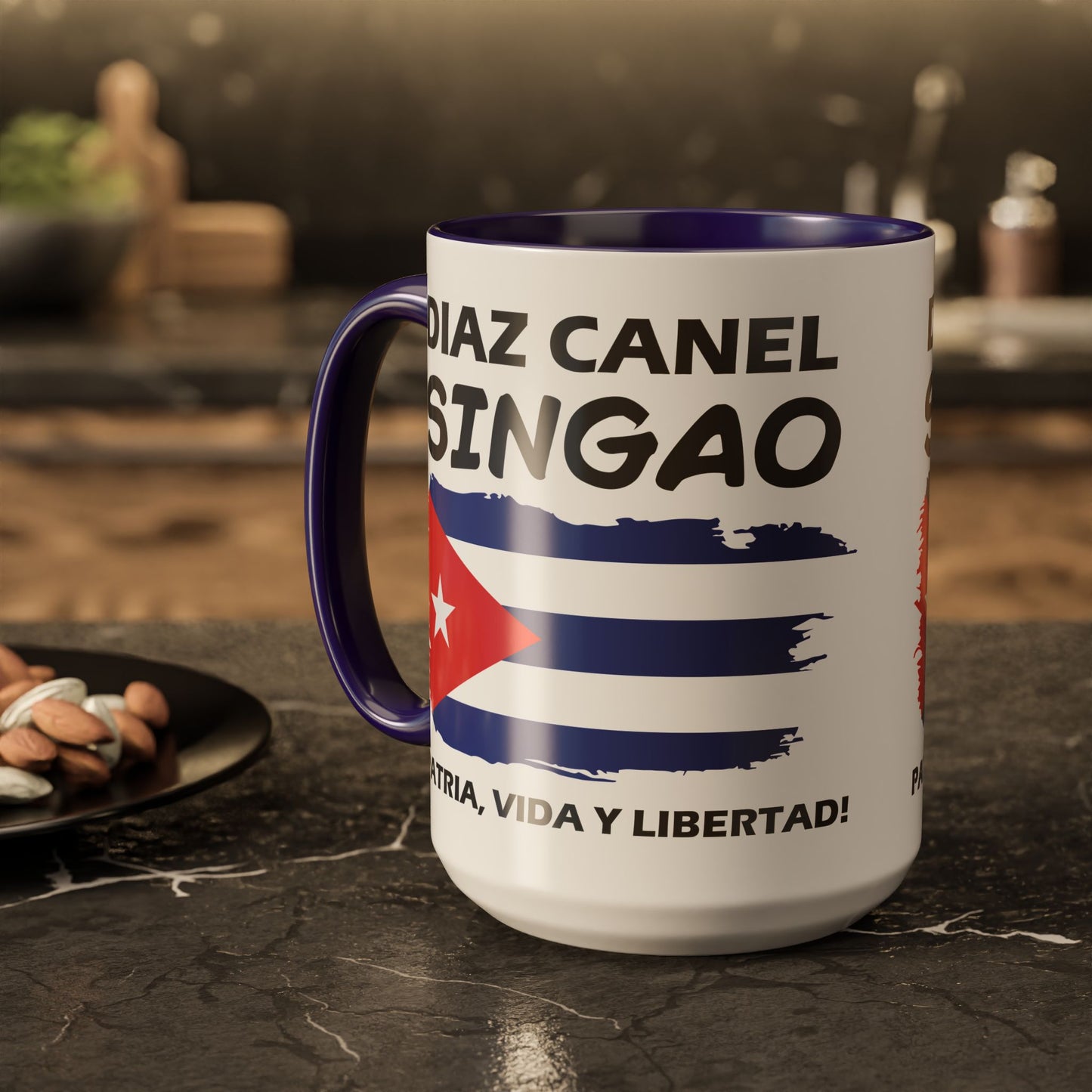 Díaz-Canel Singao Patriótica Taza