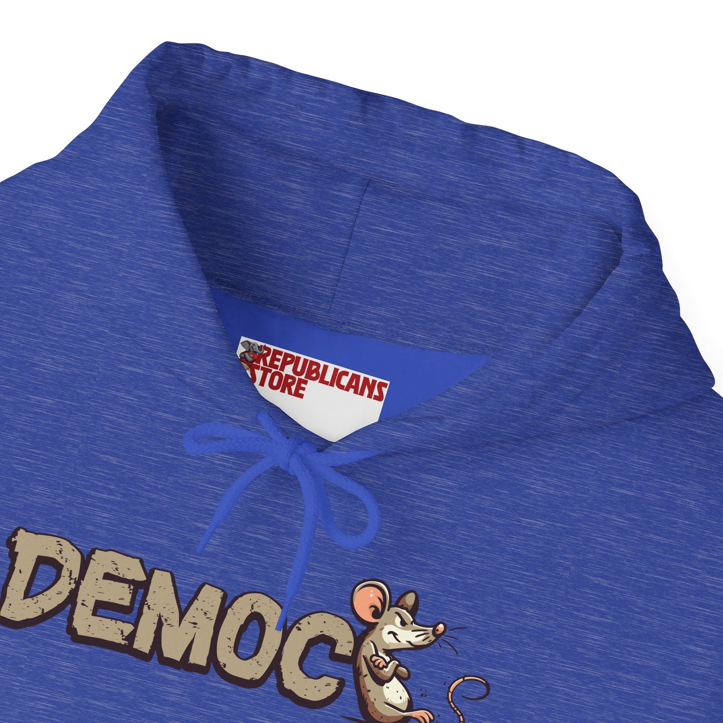 Democ-Rat Funny Political Hoodie