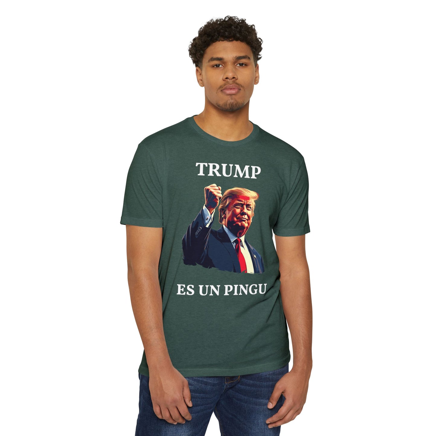 Trump es un Pingú Patriótica Camiseta