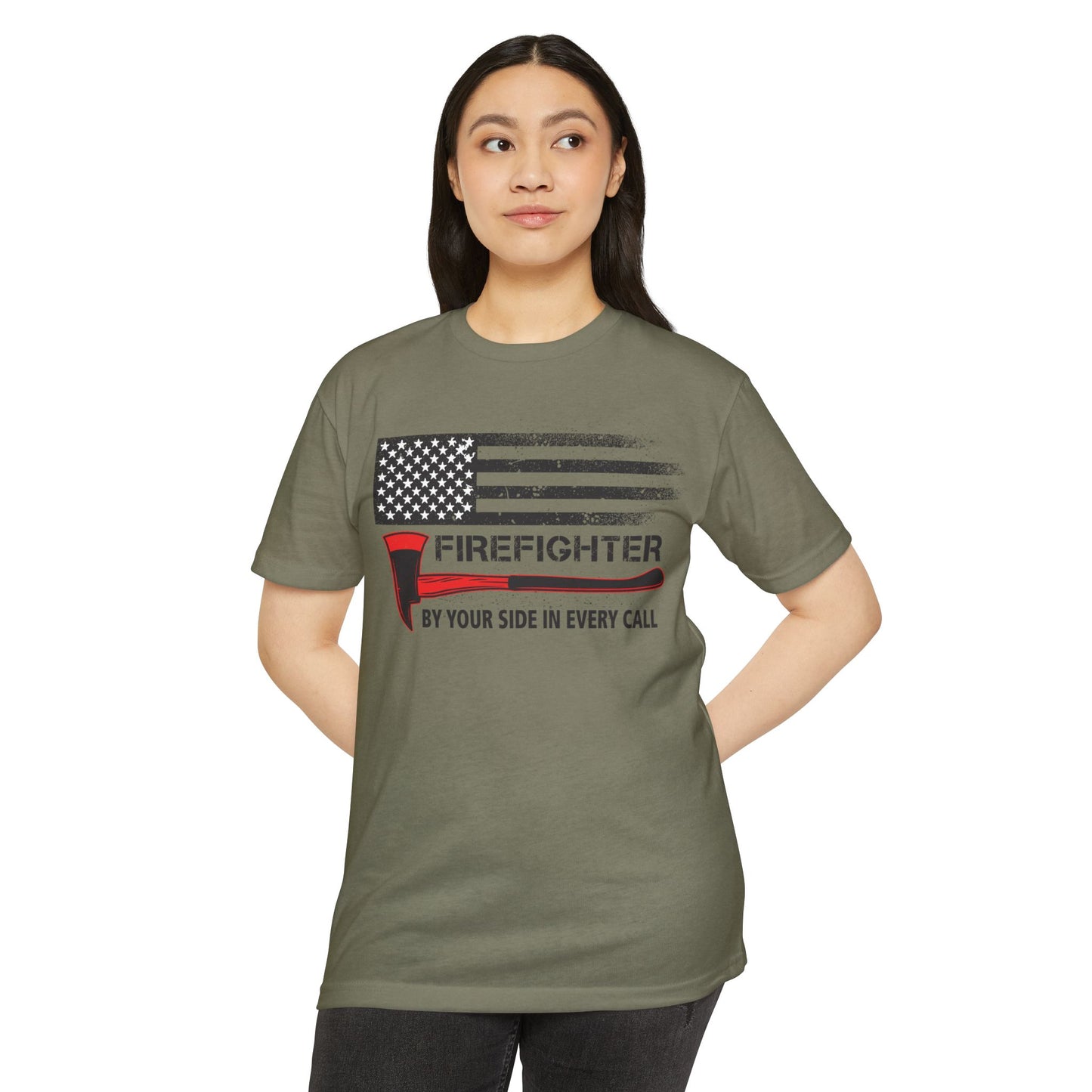 Firefighter Pride T-Shirt – By Your Side in Every Call