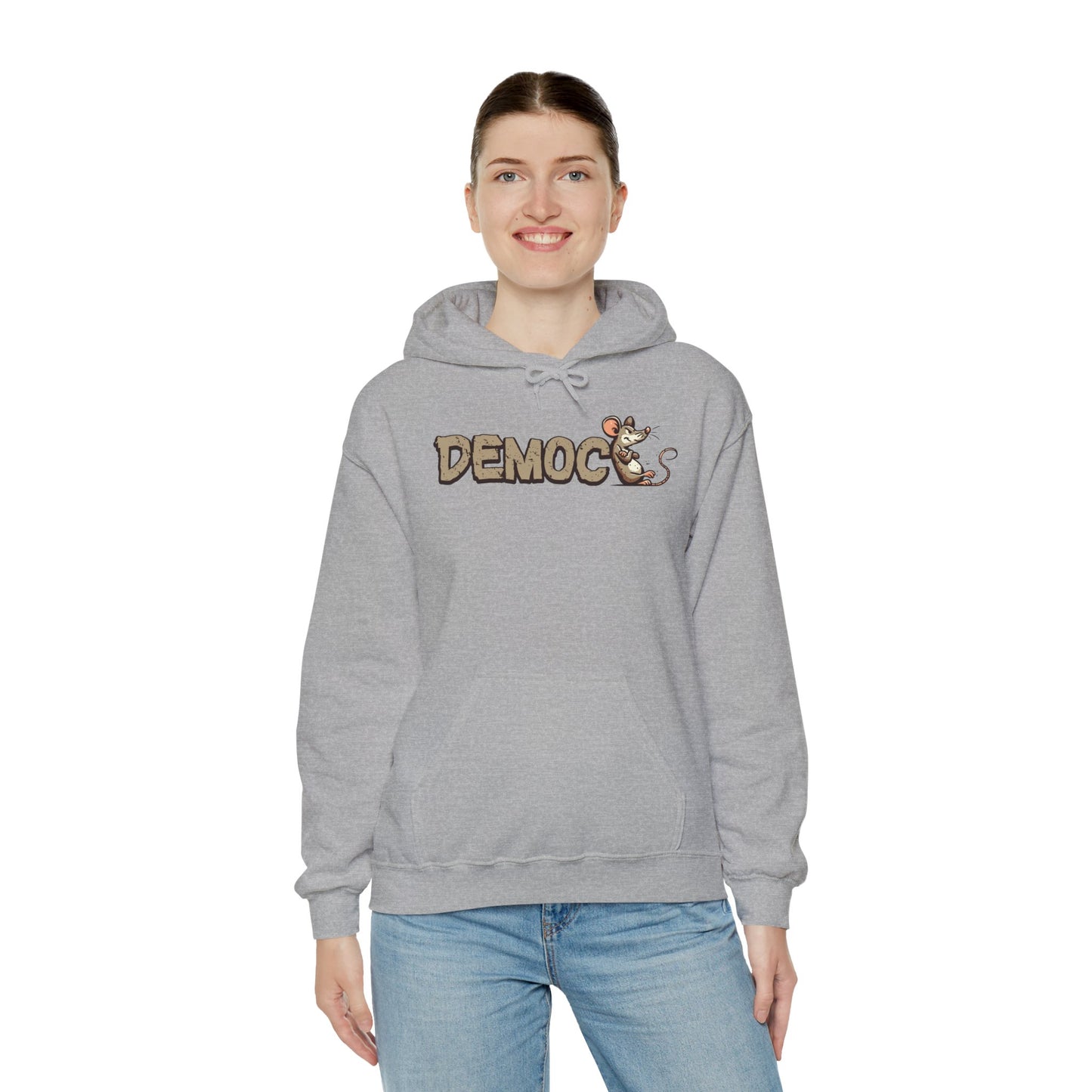 Democ-Rat Funny Political Hoodie
