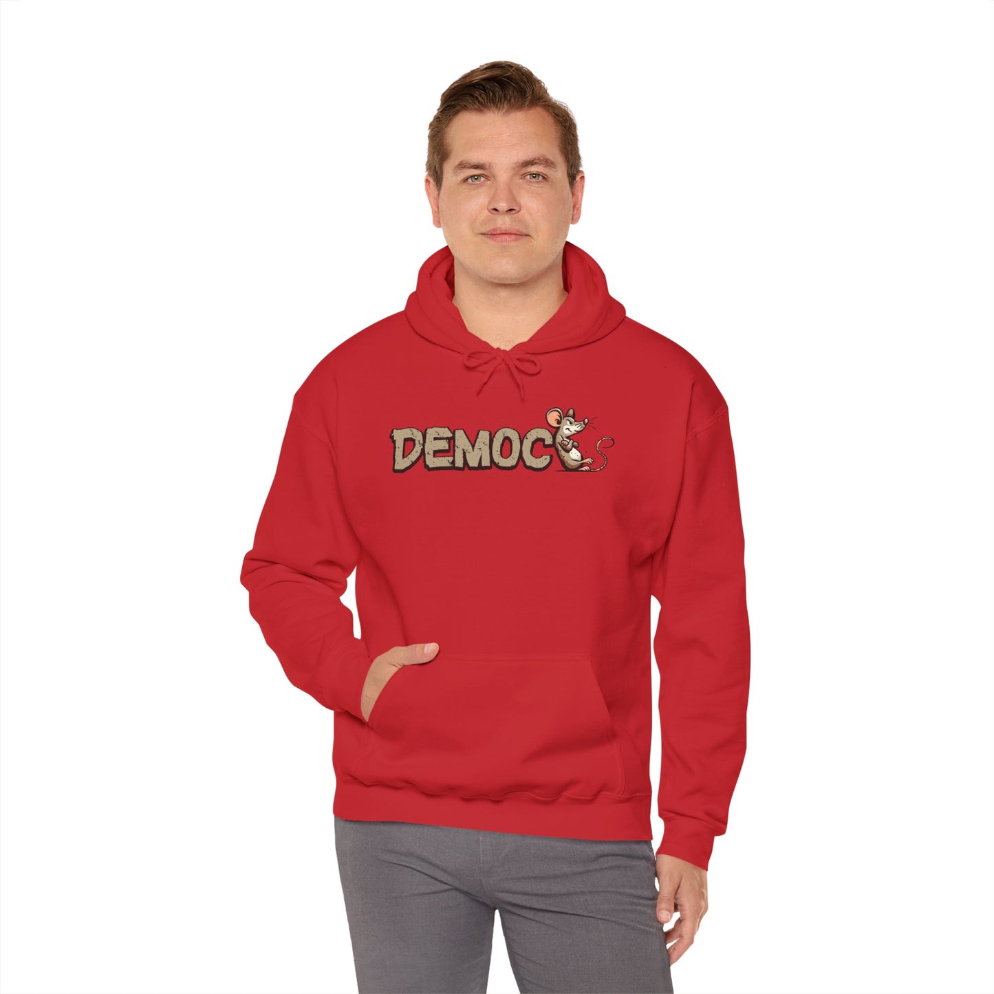 Democ-Rat Funny Political Hoodie