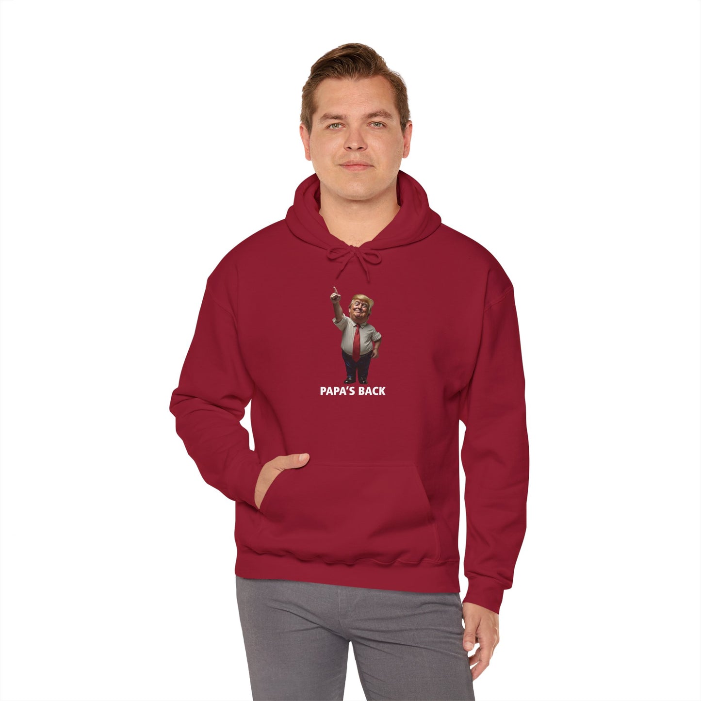 Papa's Back Patriotic Hoodie