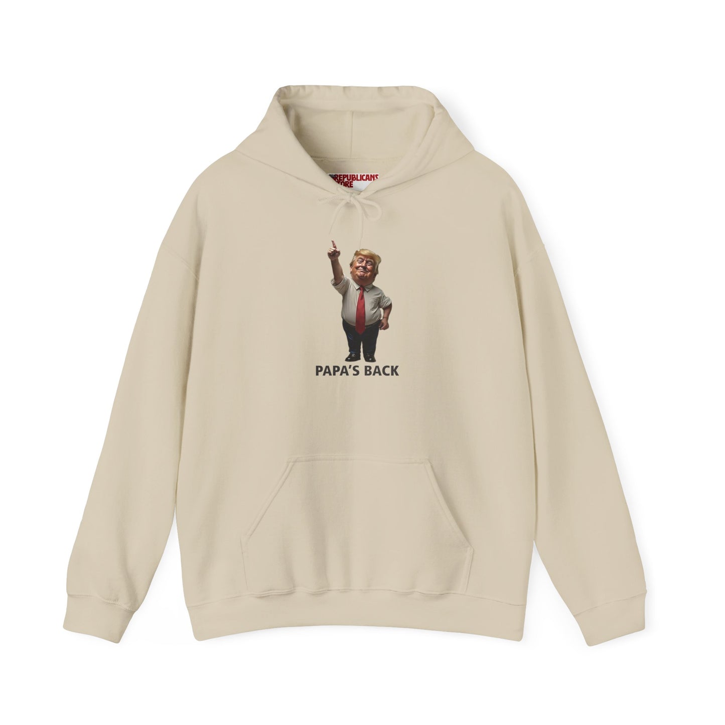 Papa's Back Patriotic Hoodie